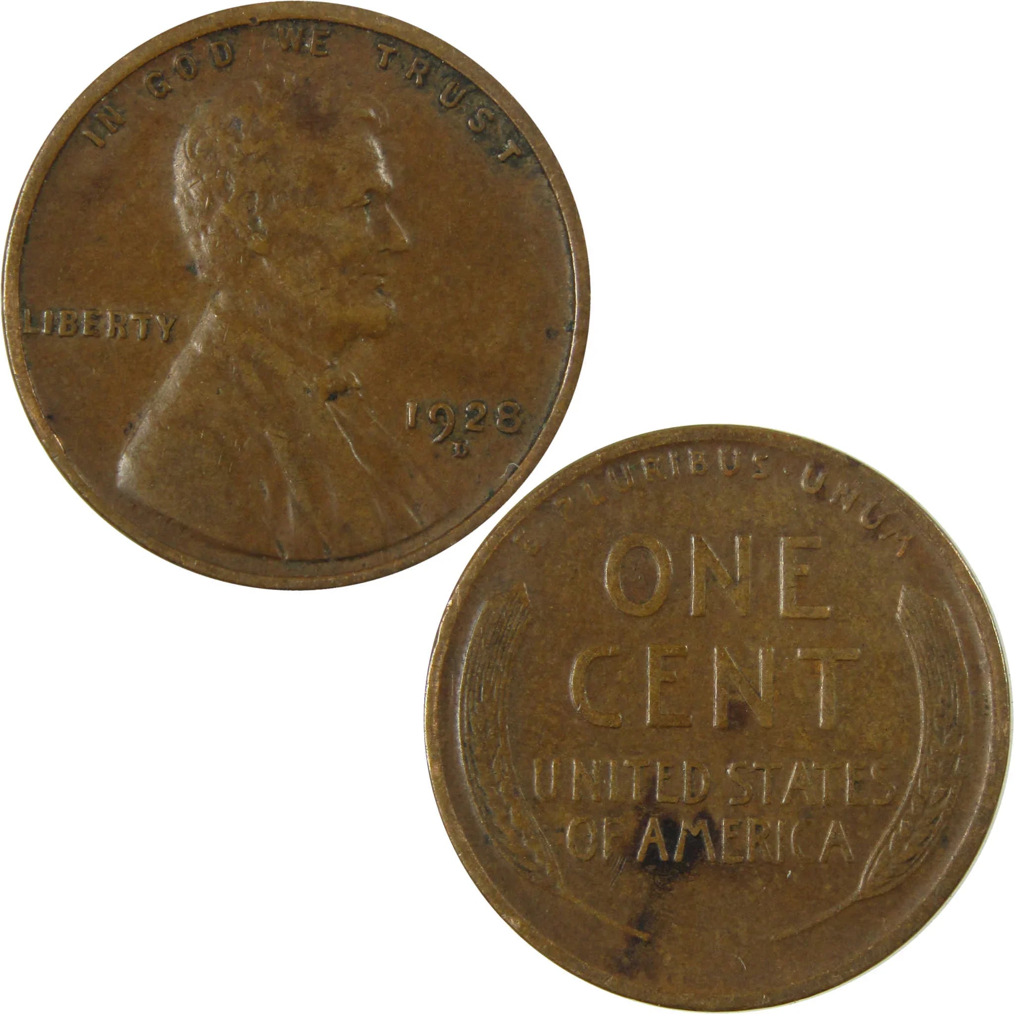 1928 D Lincoln Wheat Cent VF Very Fine Penny 1c Coin SKU:I27583