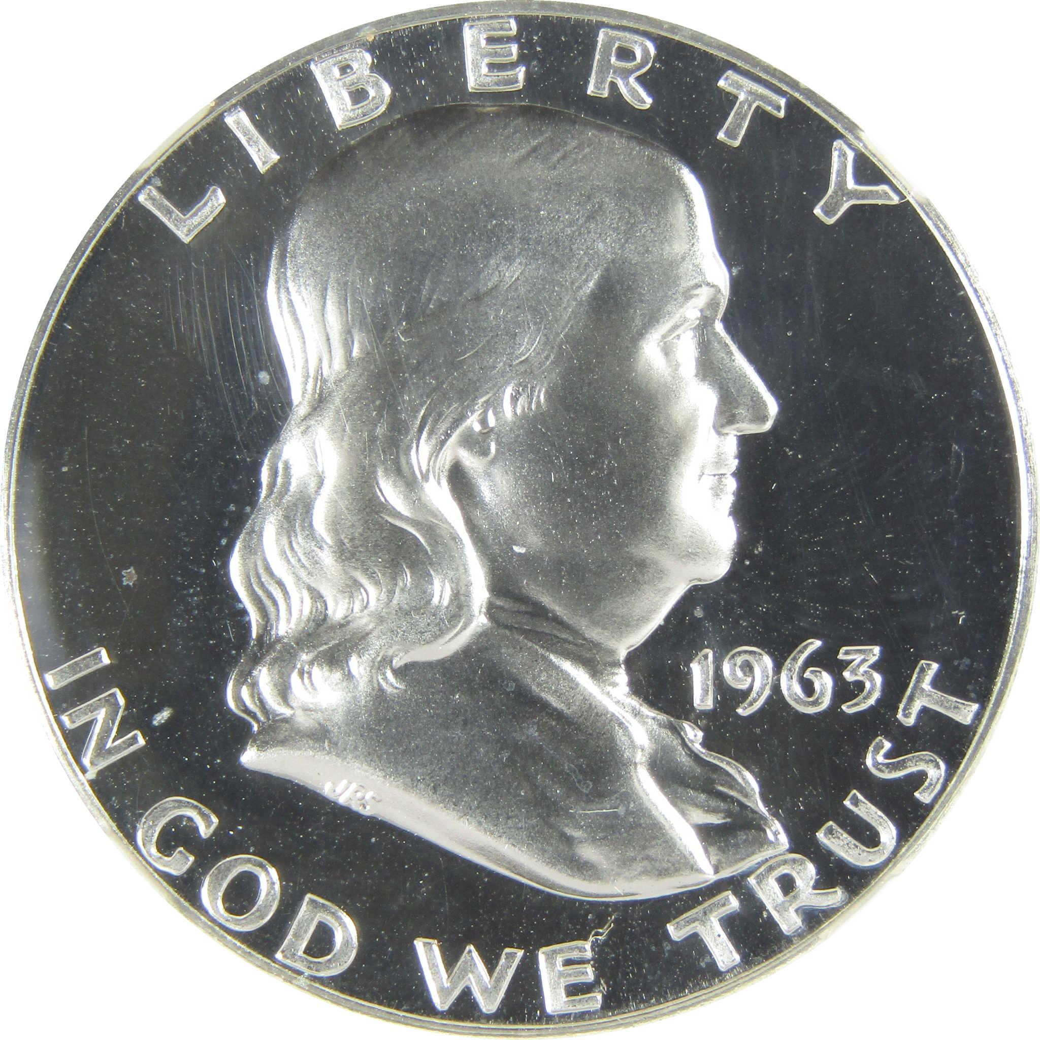 1963 Franklin Silver Half Dollar PF 69 NGC Proof 50c Coin SKU:I27386