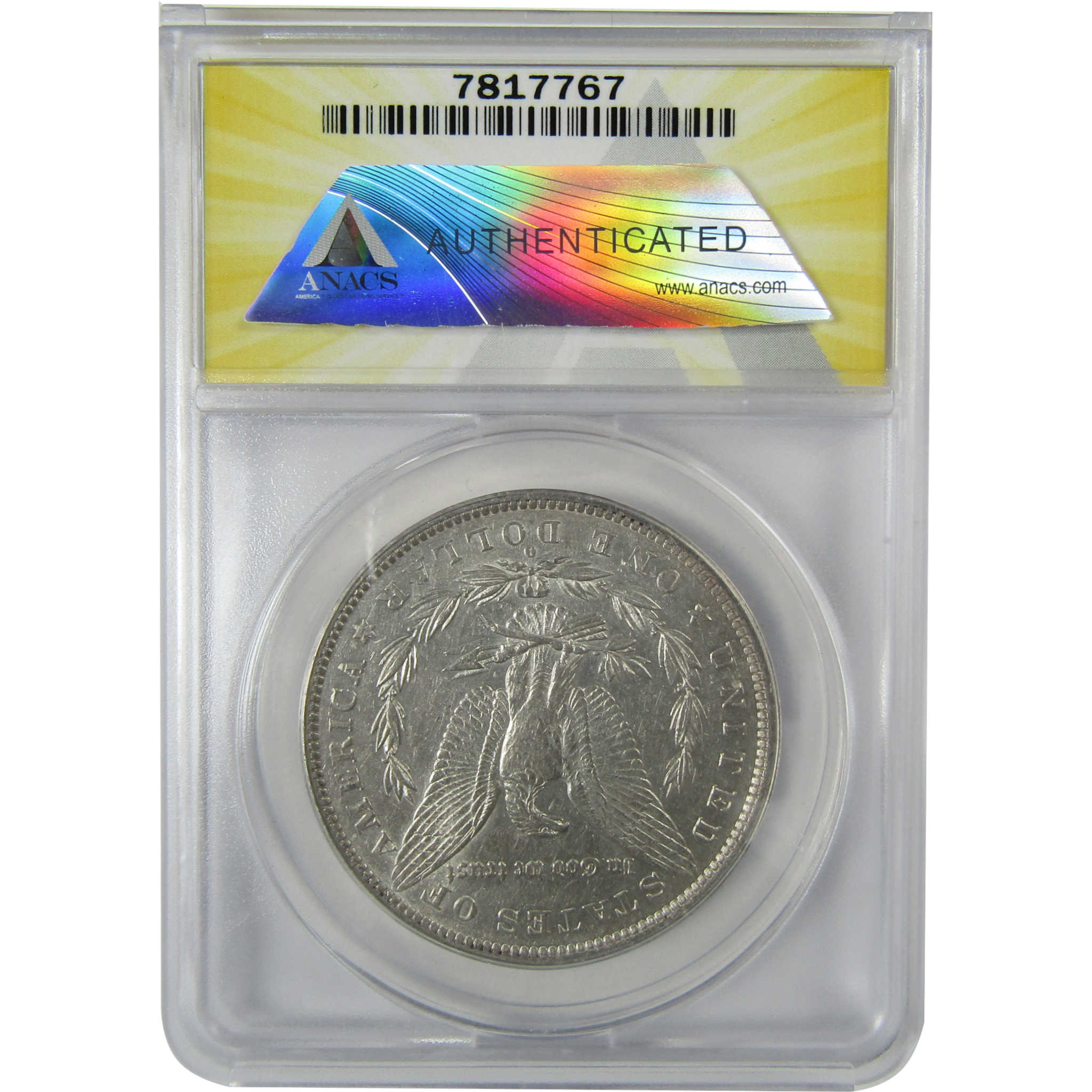 1882 O/S VAM-5 Top 100 Morgan Silver Dollar AU 50 ANACS SKU:CP828 - Morgan coin - Morgan silver dollar - Morgan silver dollar for sale - Profile Coins & Collectibles