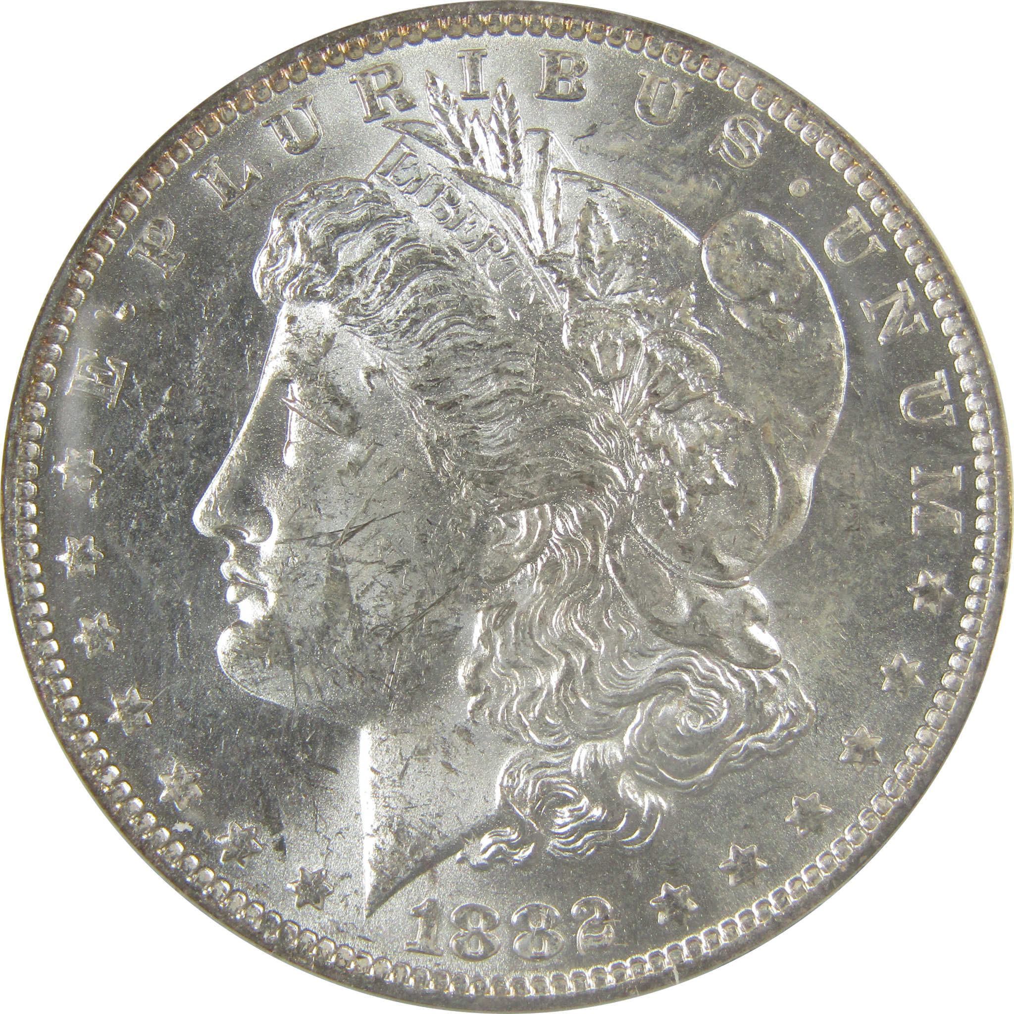 1882 O/S VAM-4 Recessed Top 100 Morgan Dollar MS 61 ANACS SKU:I21932 - Morgan coin - Morgan silver dollar - Morgan silver dollar for sale - Profile Coins & Collectibles