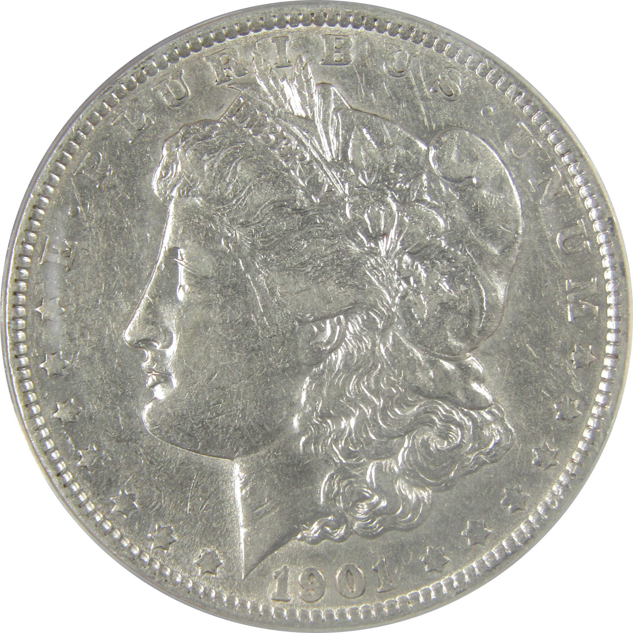 1901 Morgan Dollar EF 45 Details ANACS Silver $1 Coin SKU:I21262 - Morgan coin - Morgan silver dollar - Morgan silver dollar for sale - Profile Coins & Collectibles