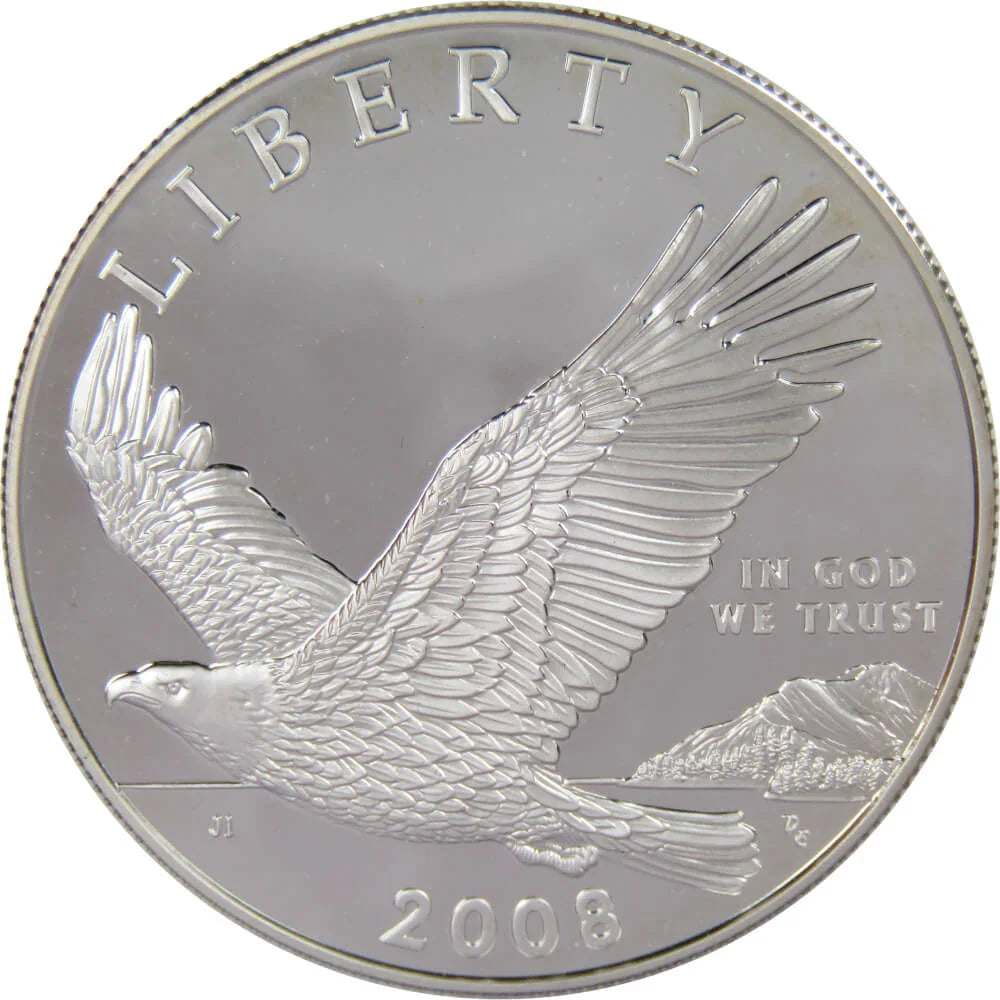2008 P Bald Eagle Recovery Commemorative Silver Dollar Proof $1 Coin