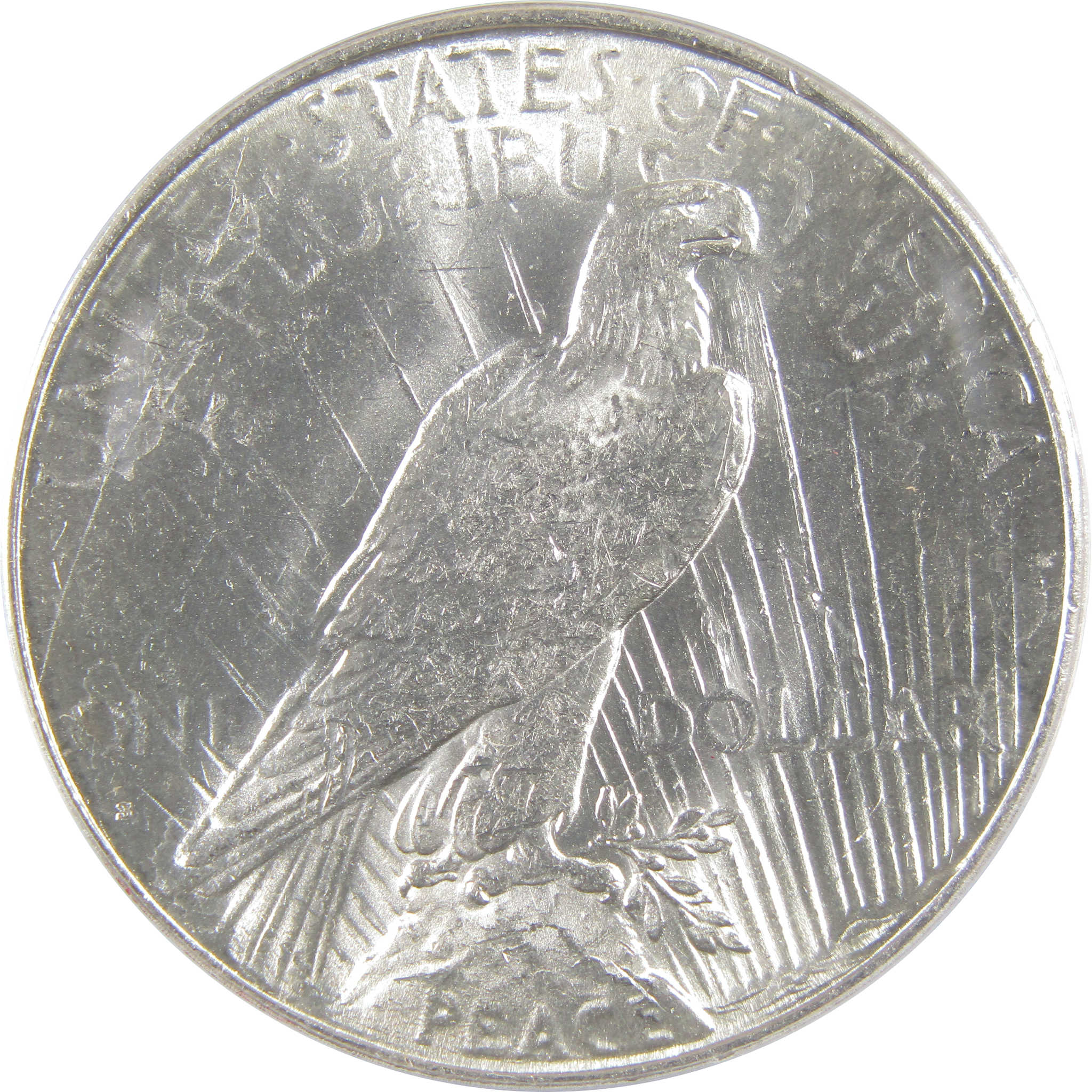 1926 S Peace Dollar MS 60 ANACS Silver Uncirculated $1 Coin SKU:I18590