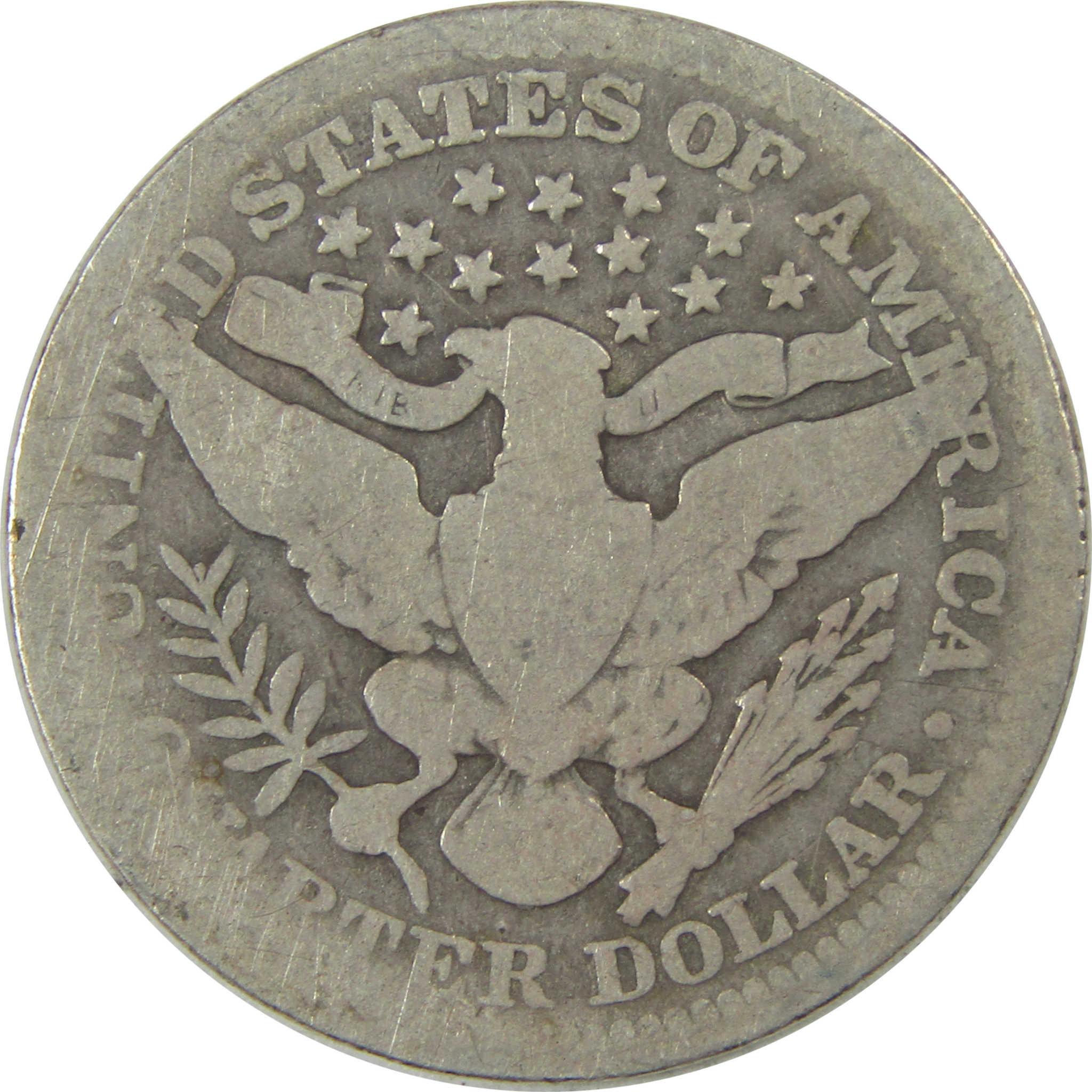 1905 Barber Quarter AG About Good Silver 25c Coin SKU:I21800