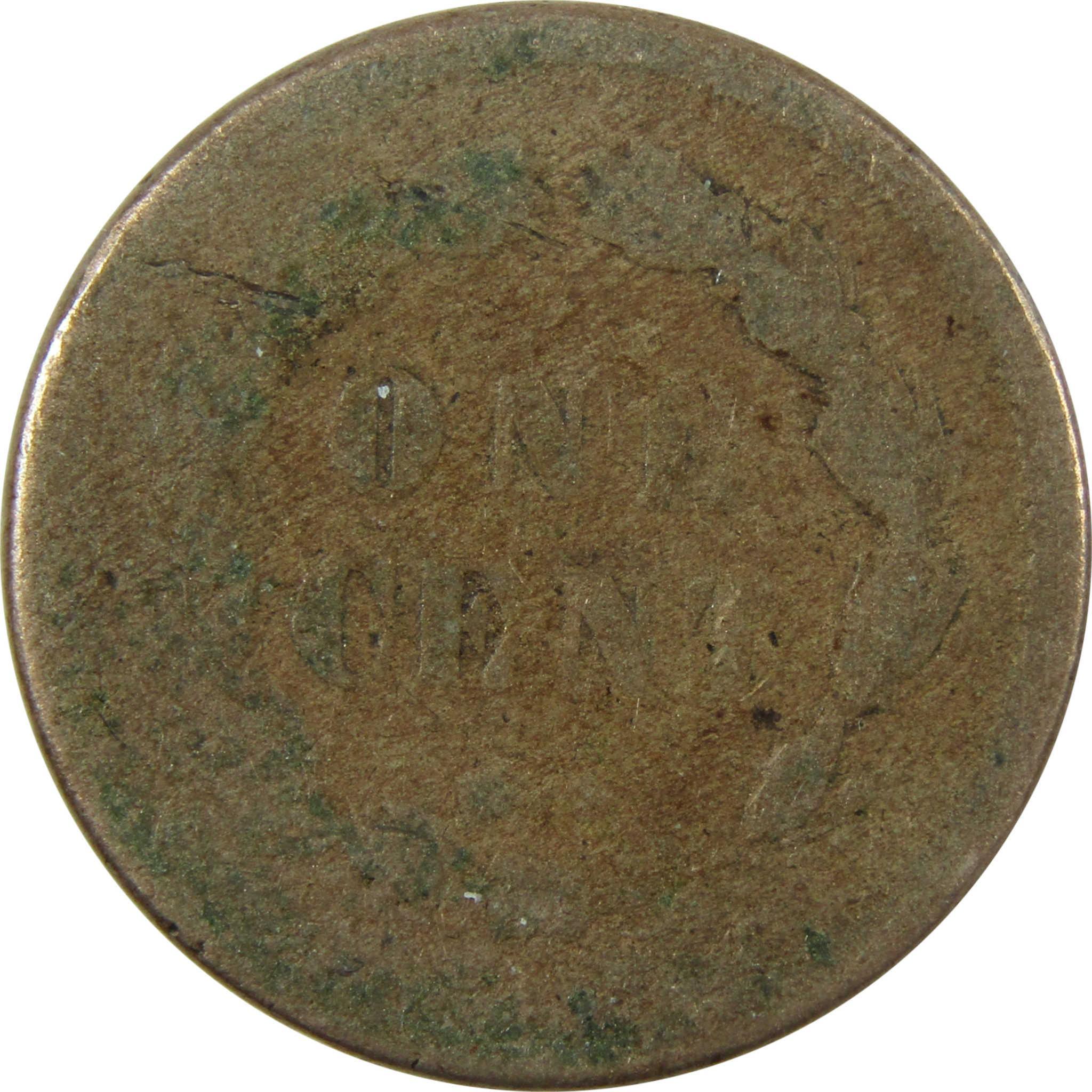 1859 Indian Head Cent AG About Good Penny 1c Coin SKU:CP1288