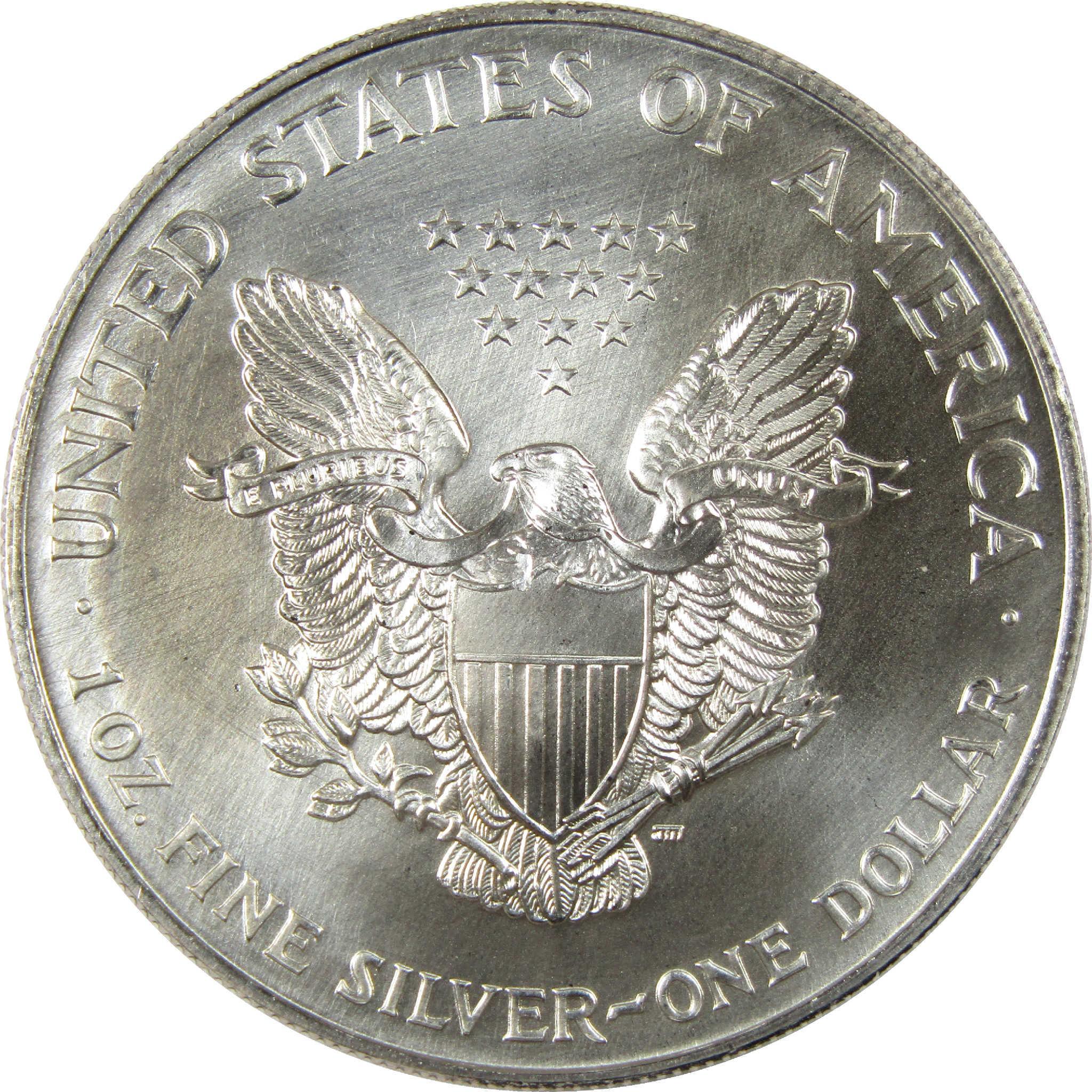 1997 American Silver Eagle Uncirculated Bullion $1 Coin