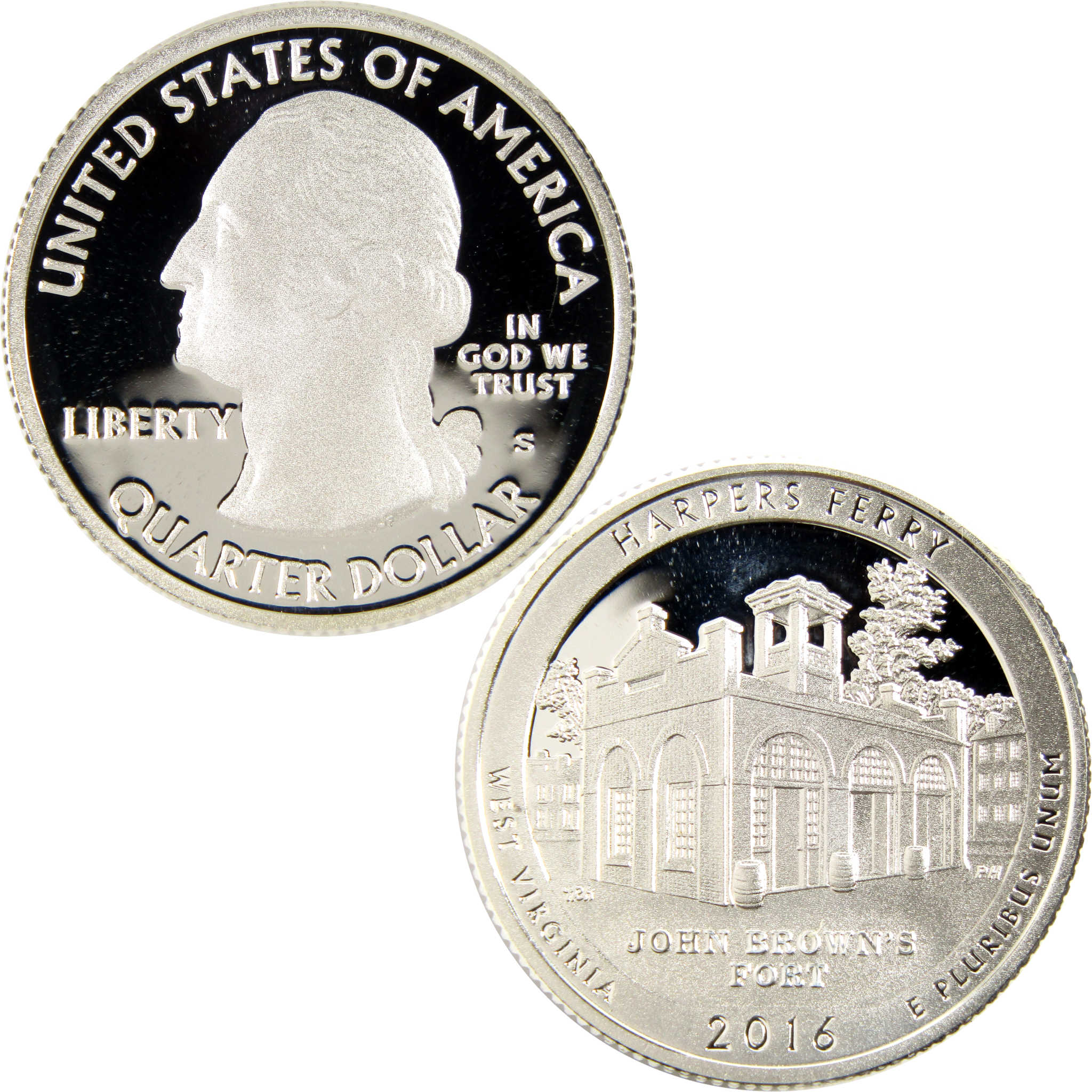 2016 S Harpers Ferry National Historical Park Quarter Silver Proof 25c