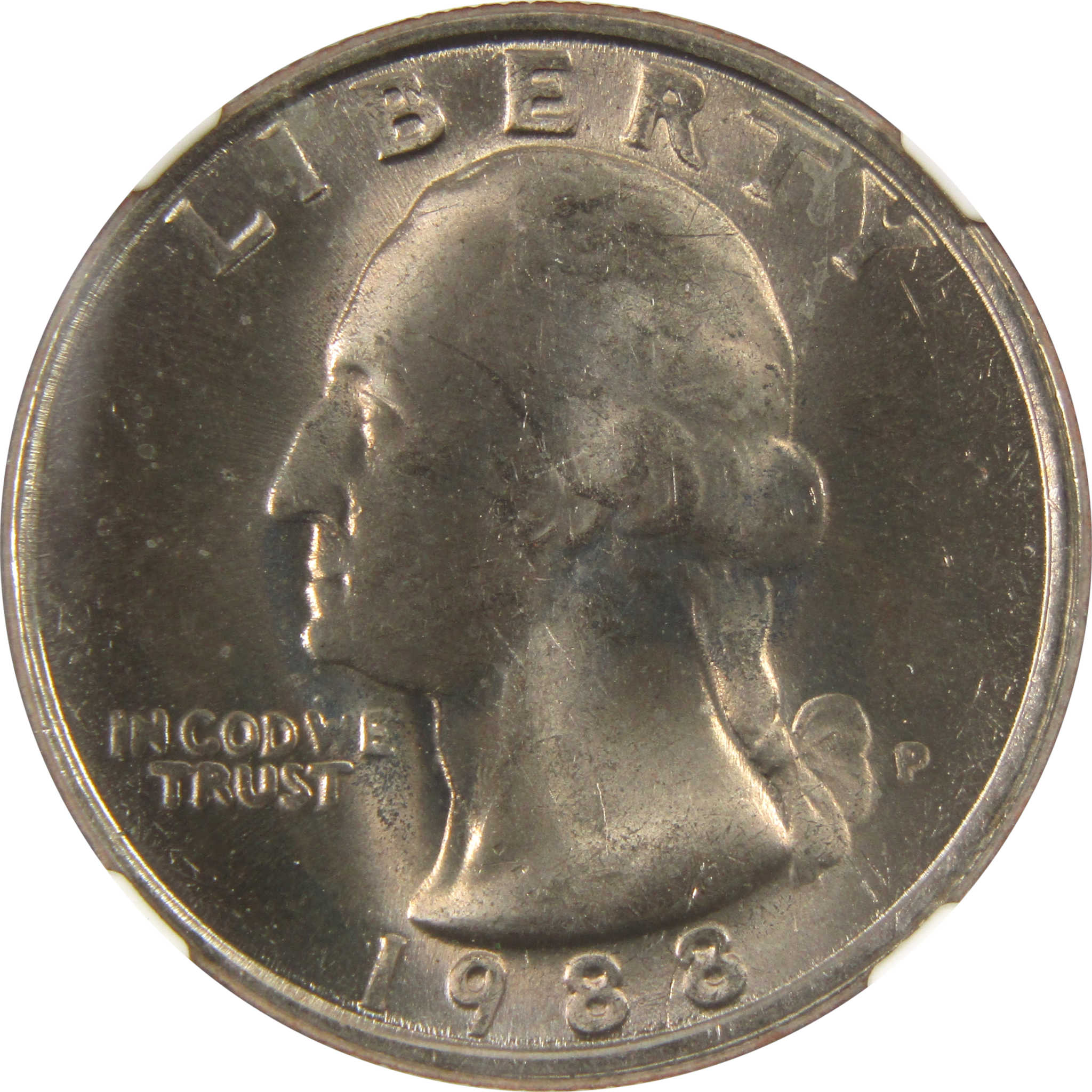 1988 P Washington Quarter MS 67 NGC Clad 25c Uncirculated SKU:I9578