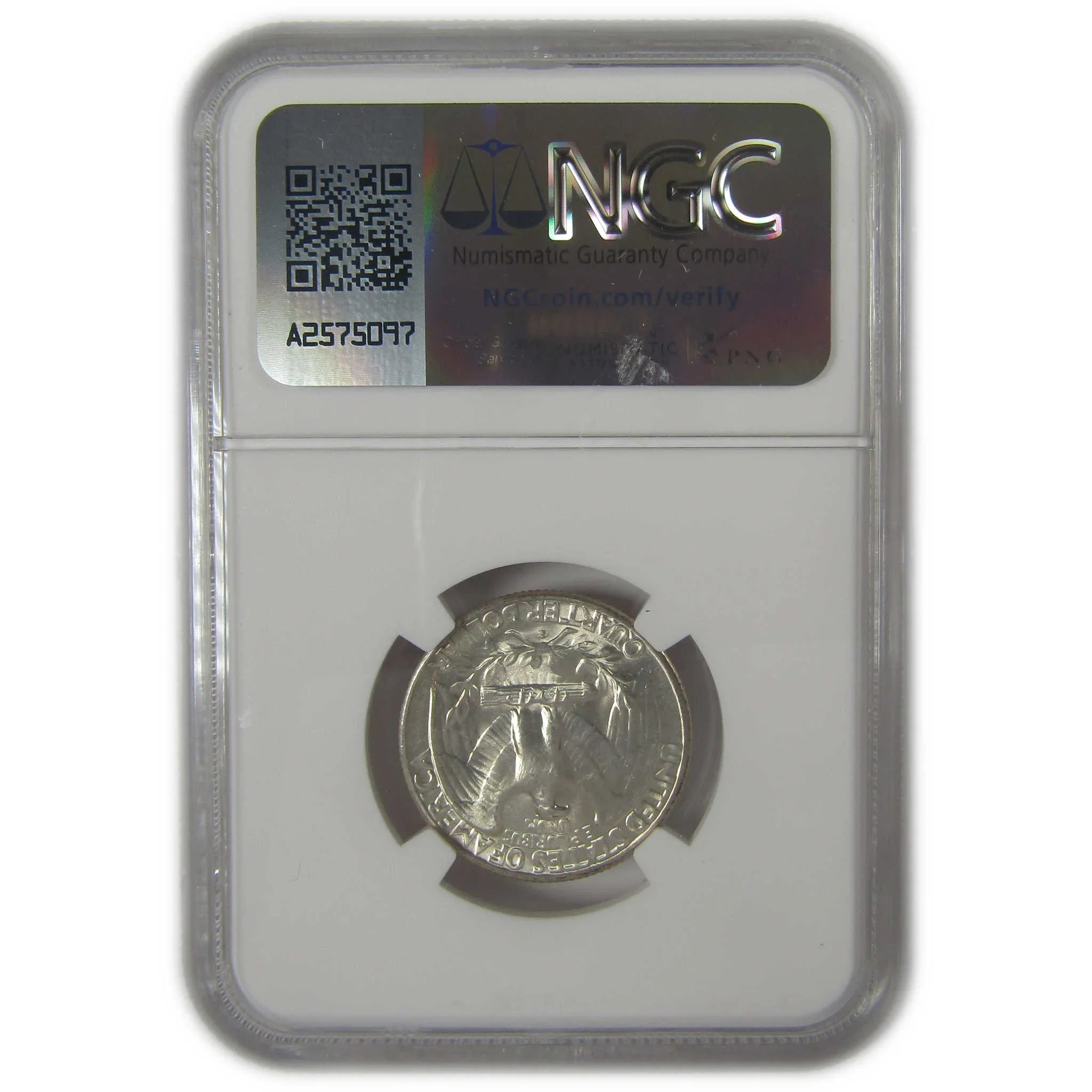 1939 S Washington Quarter MS 65 NGC Bag Fragment Toned SKU:I22595