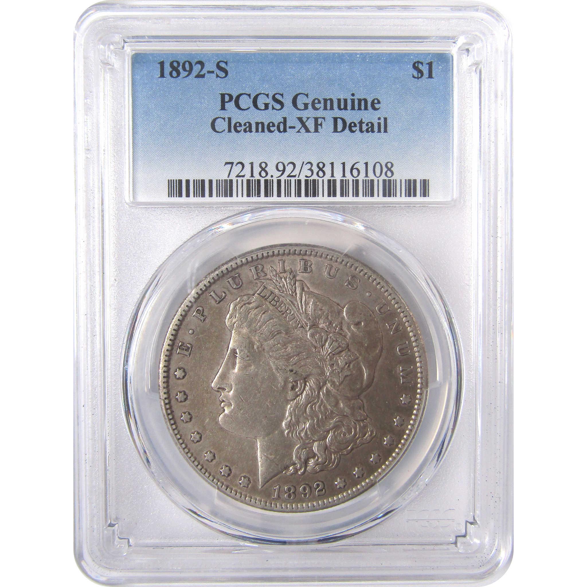 1892 S Morgan Dollar XF Details PCGS Silver $1 Coin SKU:I17077 - Morgan coin - Morgan silver dollar - Morgan silver dollar for sale - Profile Coins & Collectibles