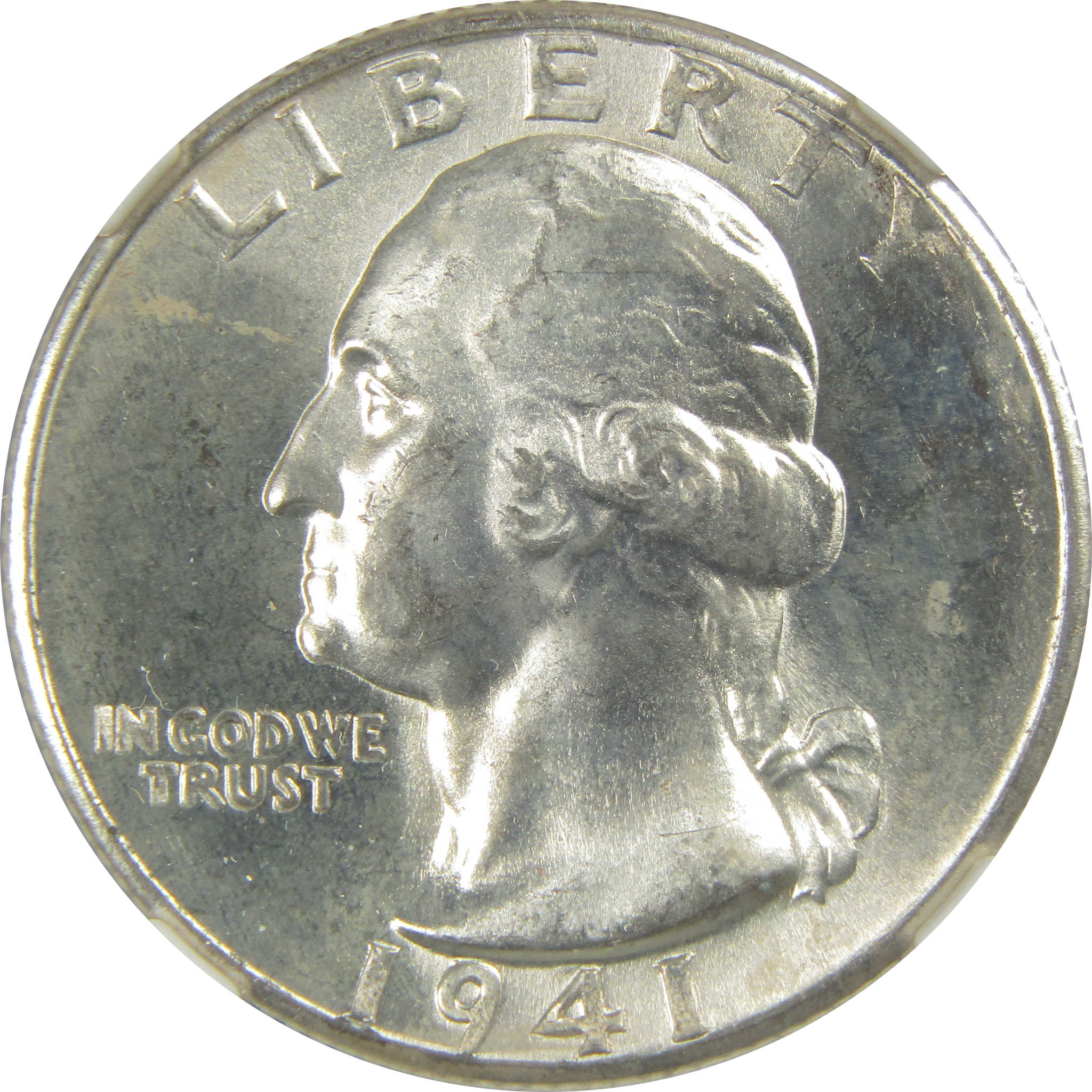 1941 D Washington Quarter MS 65 NGC Silver Bag Fragment SKU:I20604