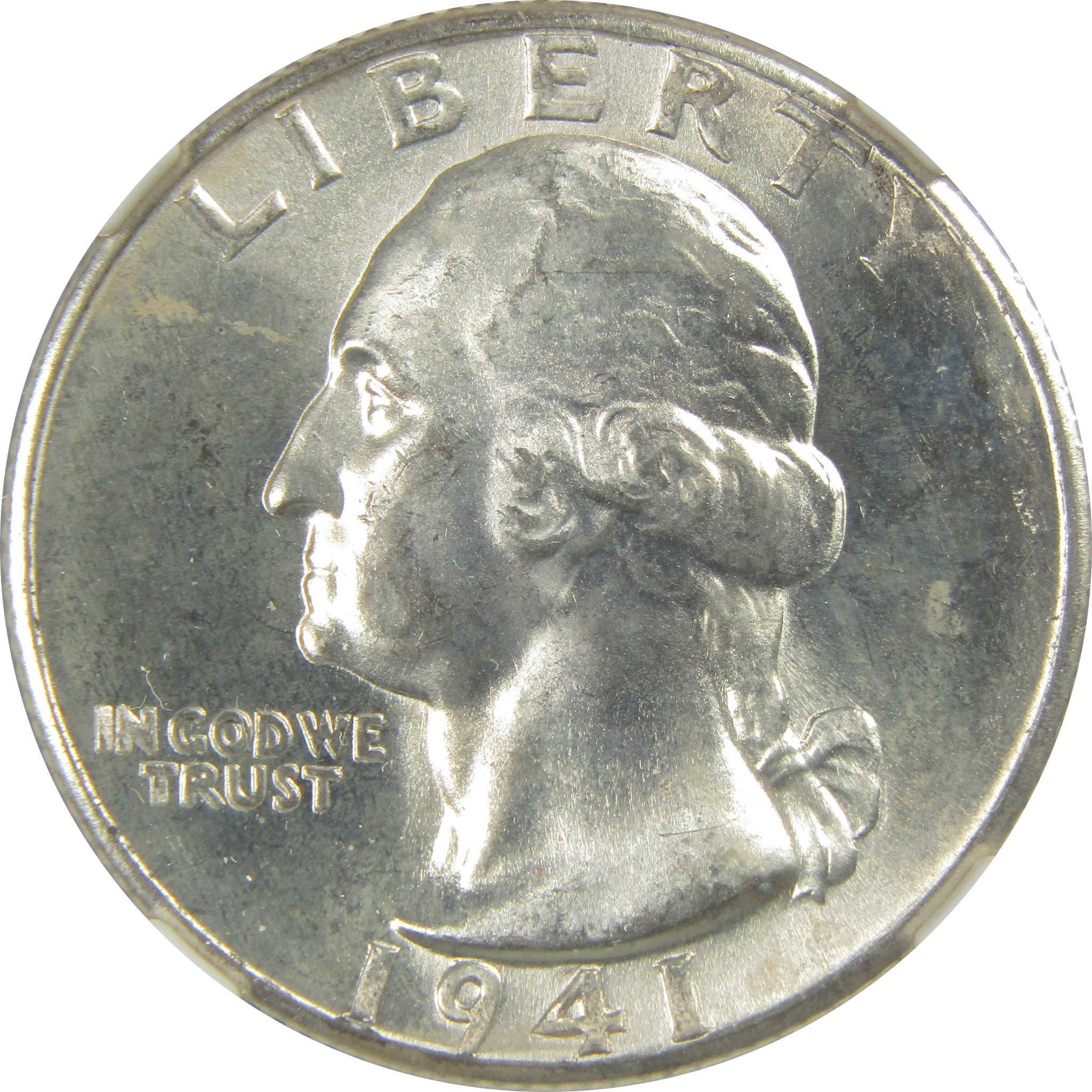 1941 D Washington Quarter MS 65 NGC Silver Bag Fragment SKU:I20604