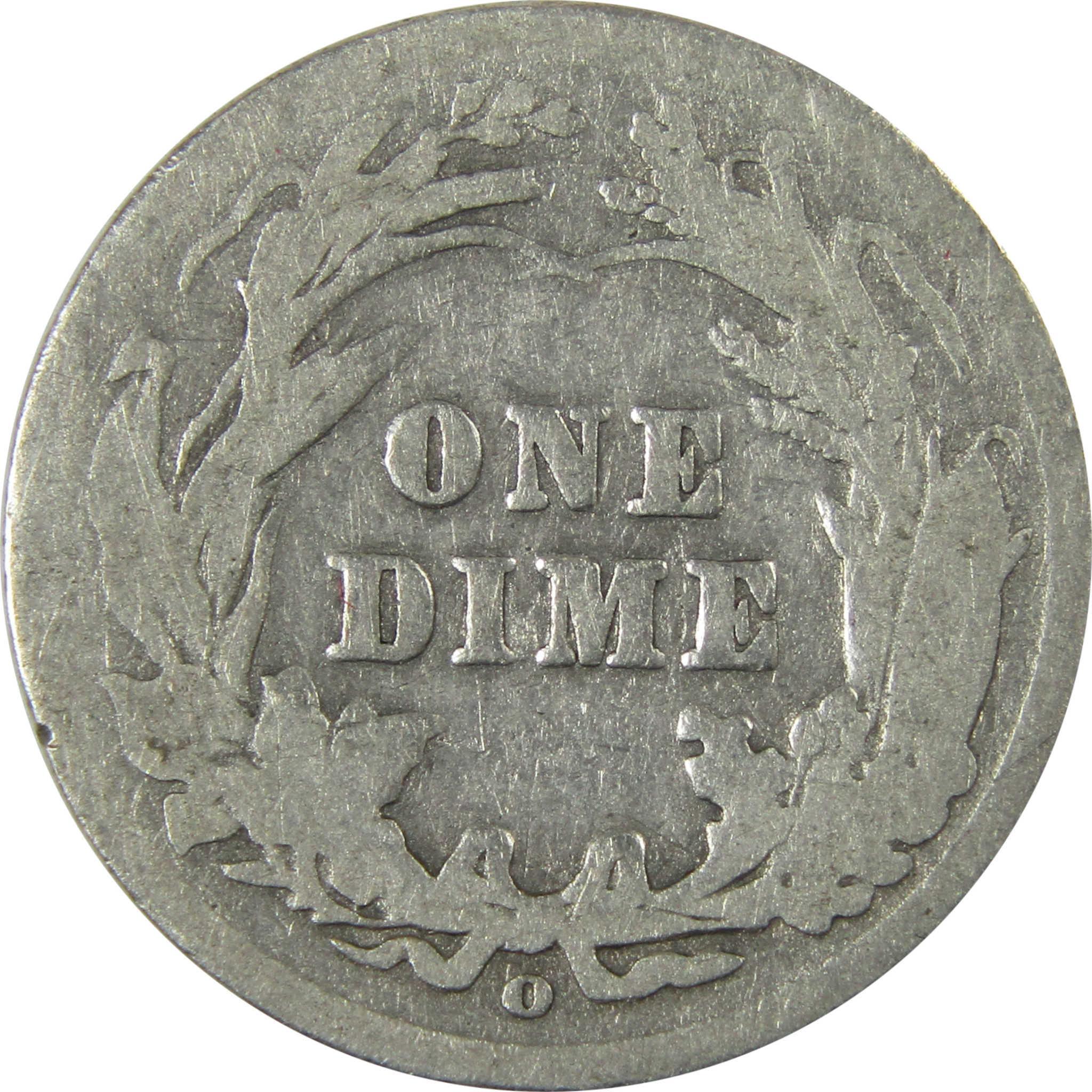 1905 O Micro O Barber Silver Dime G Good Details 10c Coin SKU:I26630
