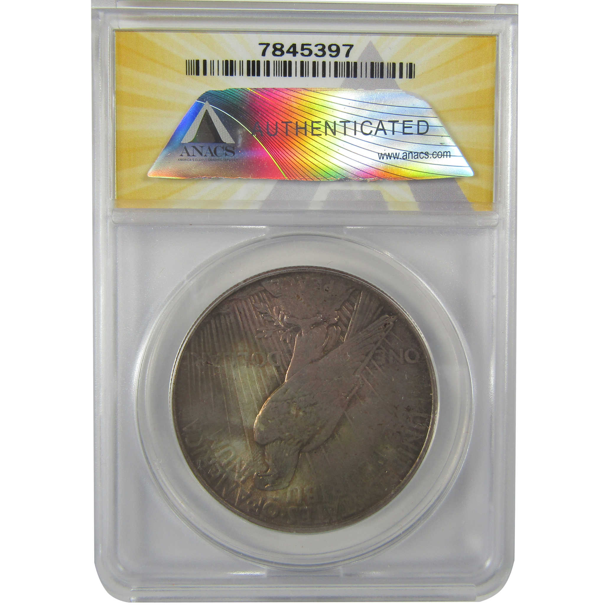 1934 Peace Dollar AU 55 Details ANACS Silver $1 Coin SKU:I21542