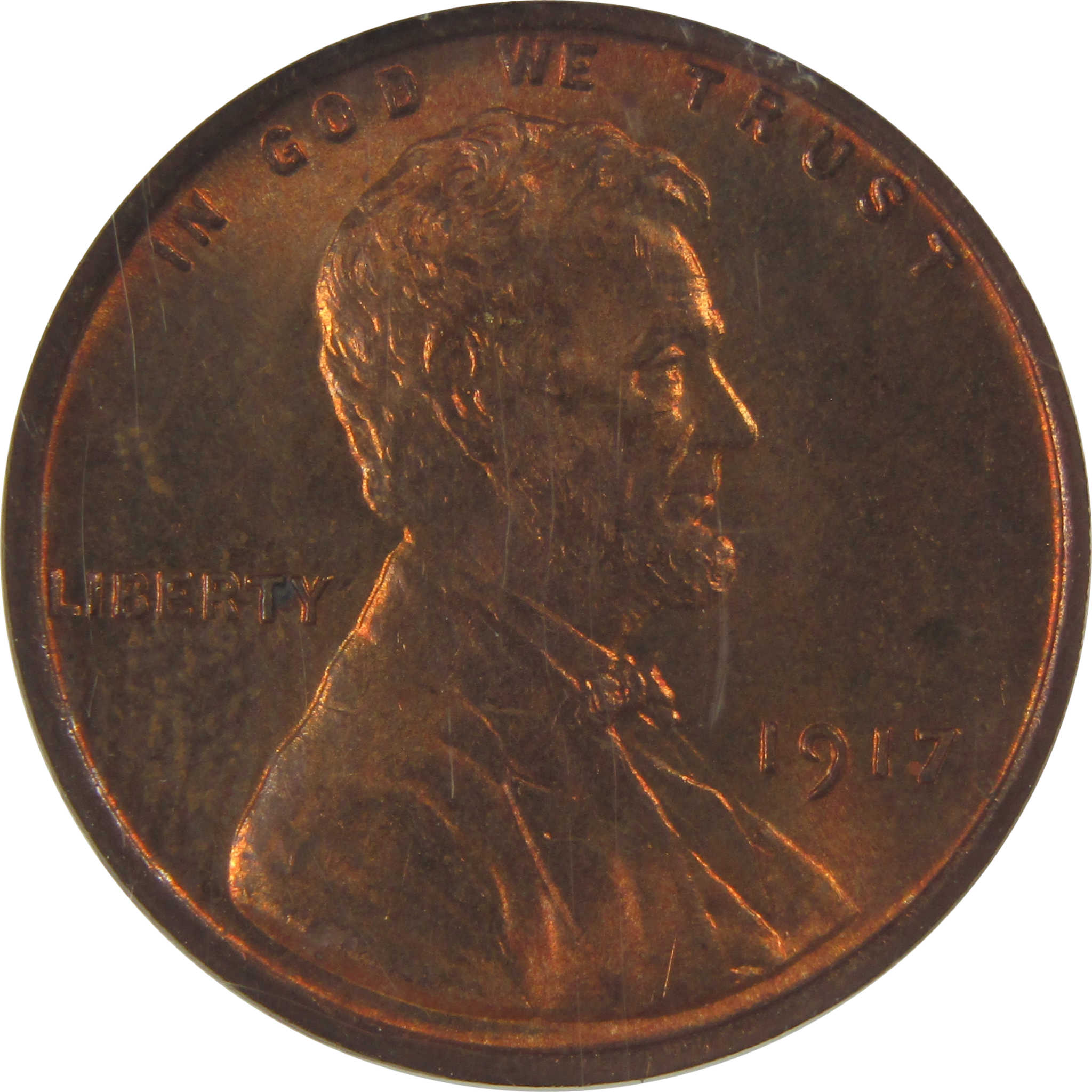 1917 Lincoln Wheat Cent MS 64 RD NGC Richmond Collection SKU:I23445