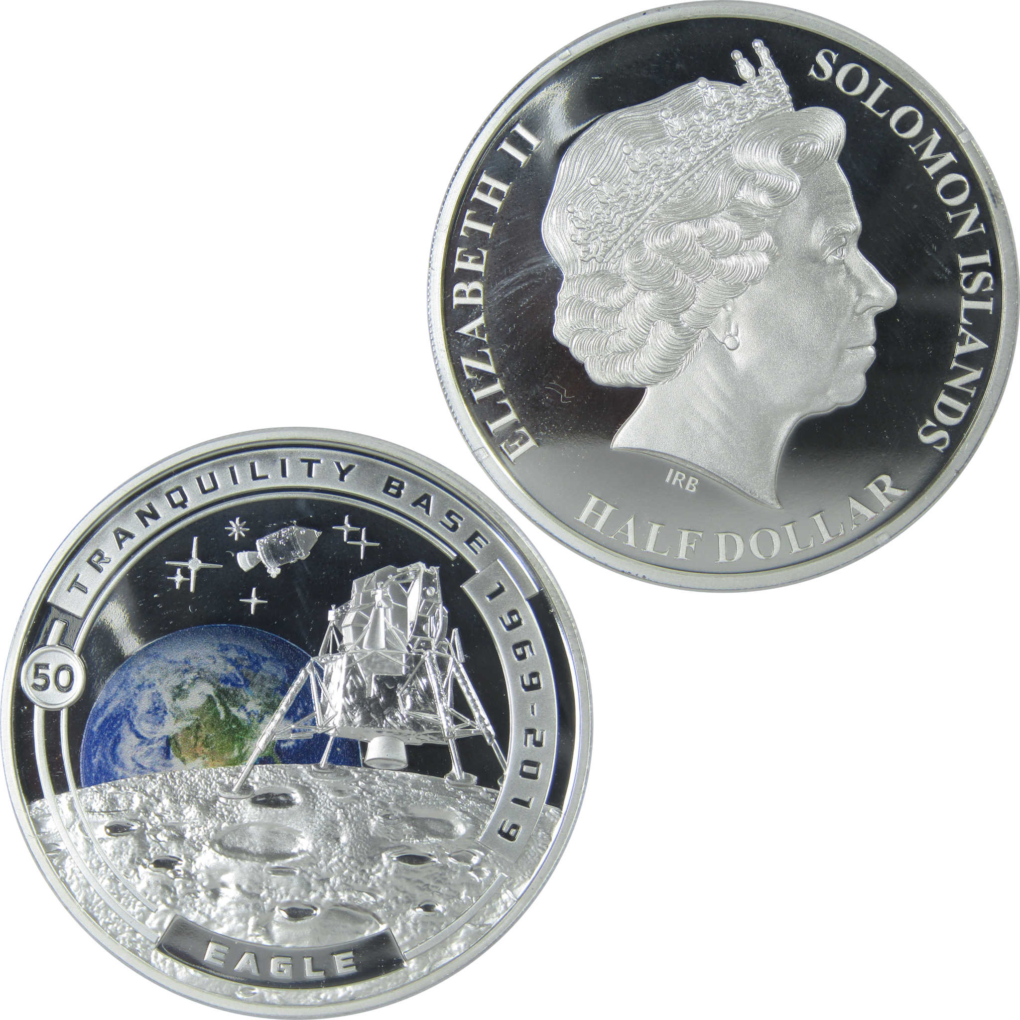 50th Anniversary of Moon Landing Tranquility Base Proof 2019