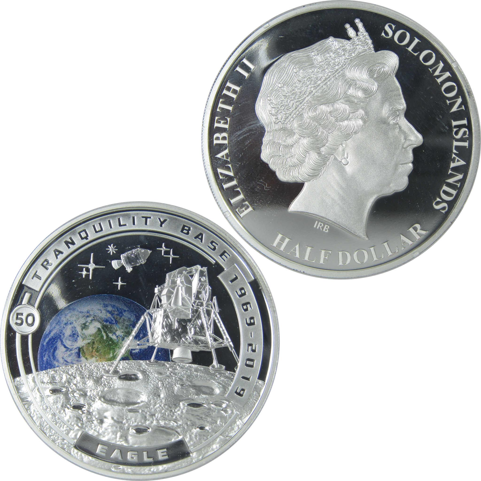 50th Anniversary of Moon Landing Tranquility Base Proof 2019