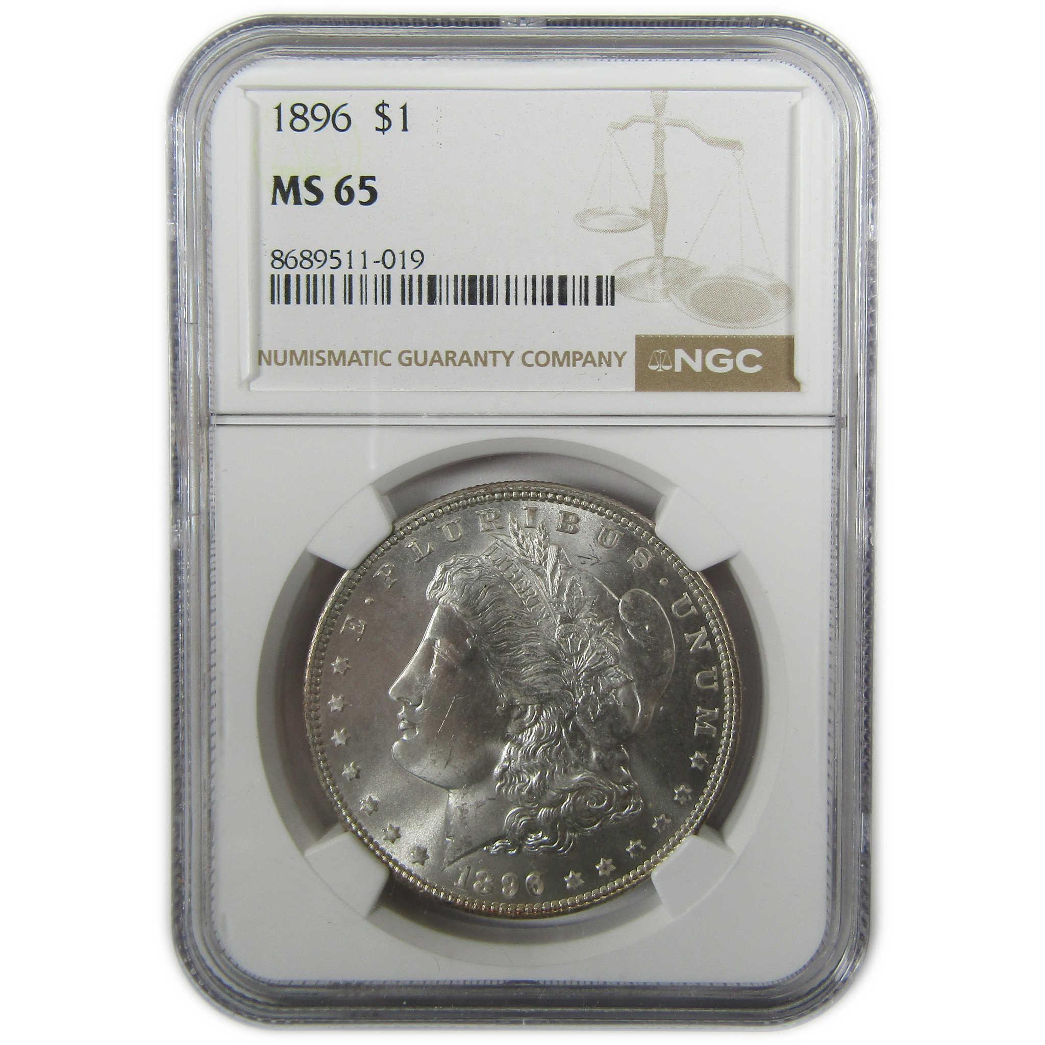 1896 Morgan Silver Dollar MS 65 NGC Uncirculated $1 Coin SKU:I27549 - Morgan coin - Morgan silver dollar - Morgan silver dollar for sale - Profile Coins & Collectibles
