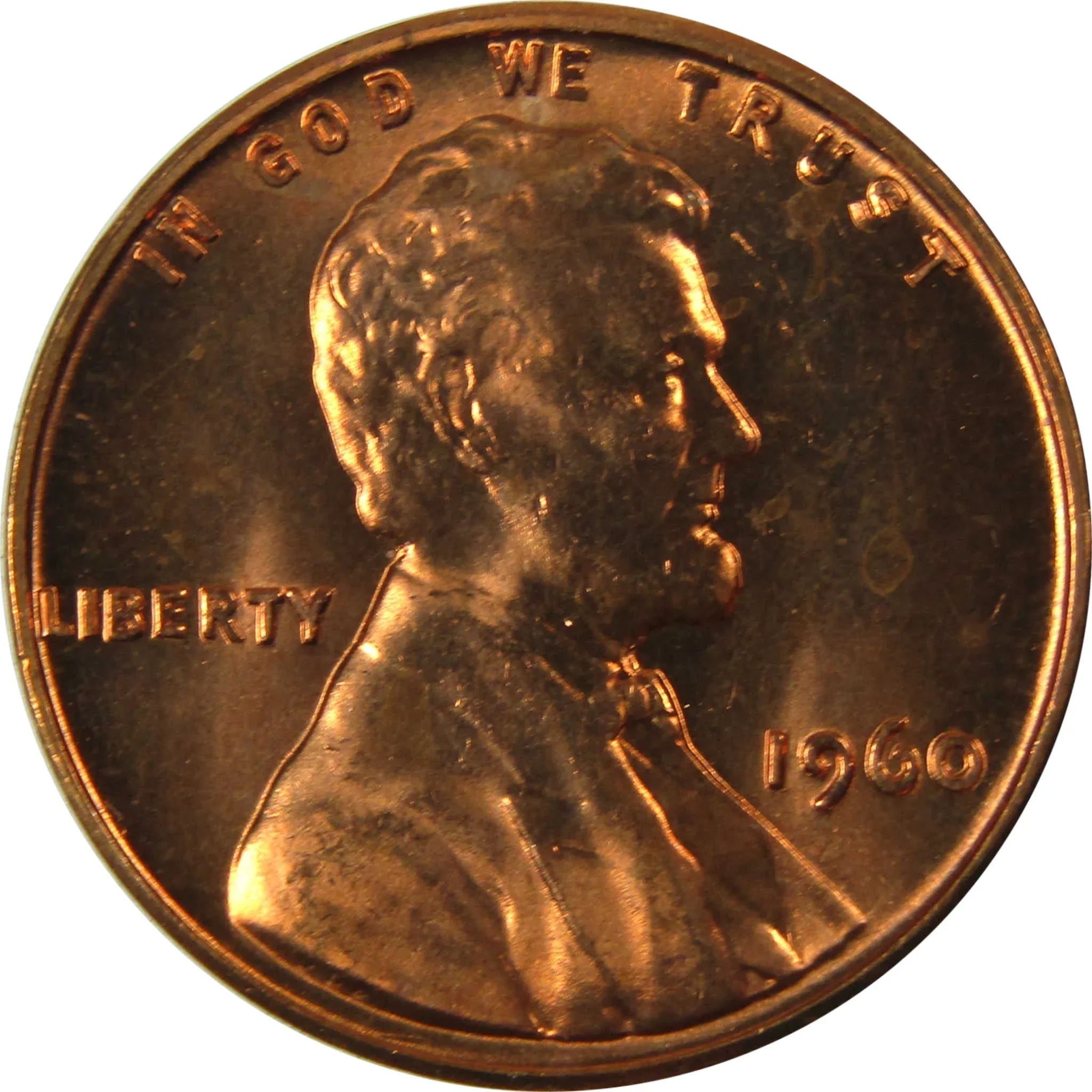 1960 Small Date Lincoln Memorial 1c Uncirculated Mint State SKU:I26571