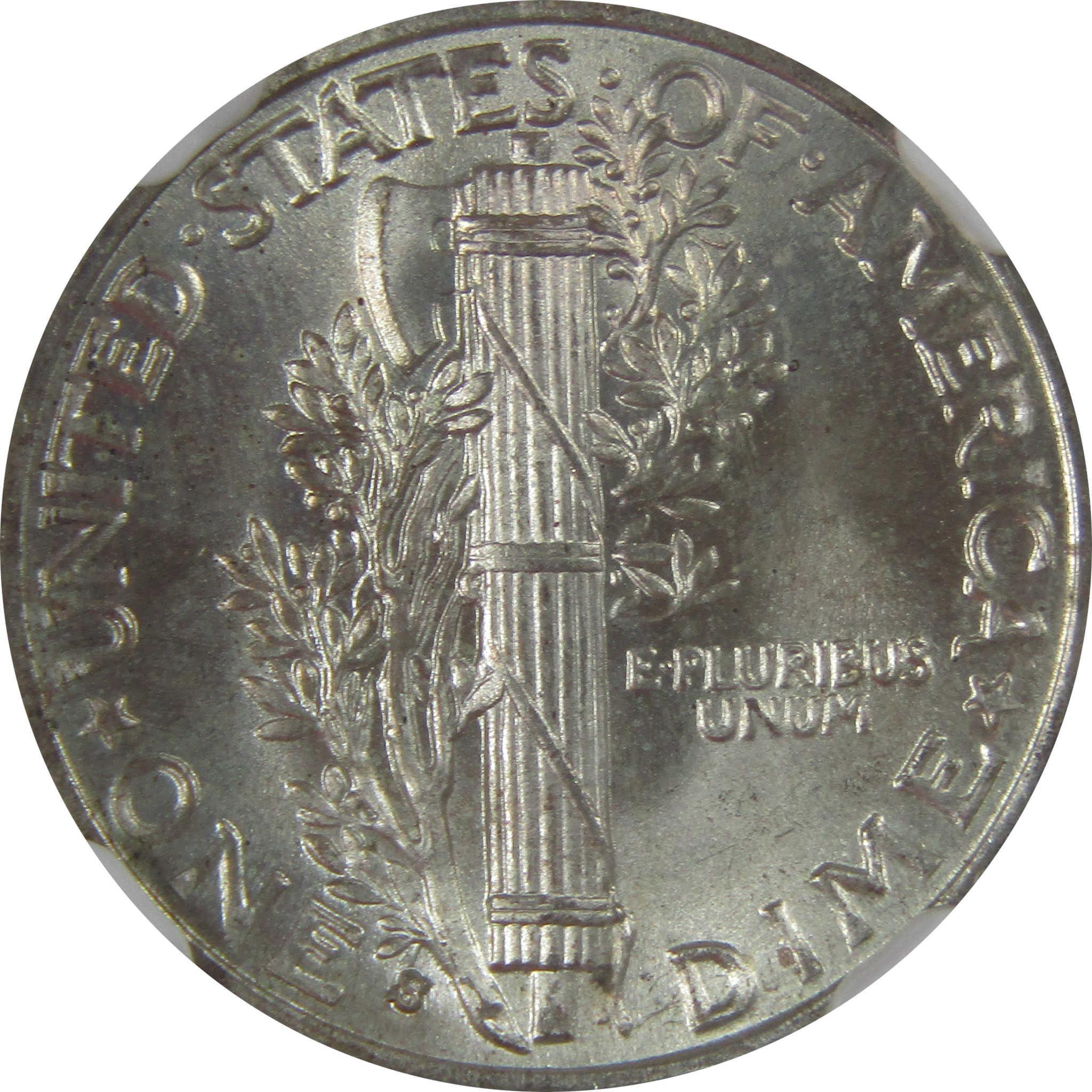 1937 S Mercury Dime MS 66 FB NGC Silver Uncirculated SKU:I23202