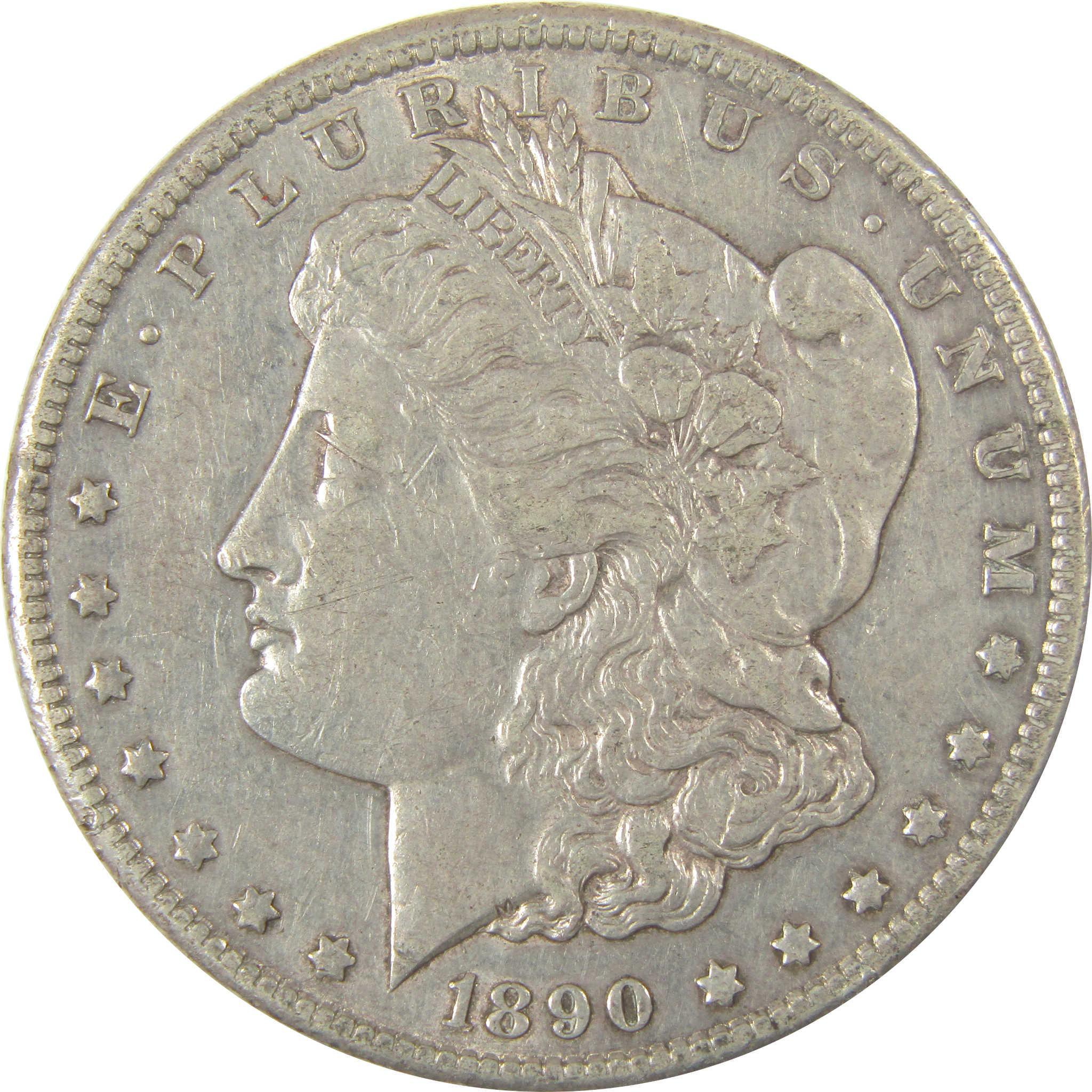 1890 CC Morgan Dollar XF EF Extremely Fine Silver $1 Coin SKU:I19721 - Morgan coin - Morgan silver dollar - Morgan silver dollar for sale - Profile Coins & Collectibles