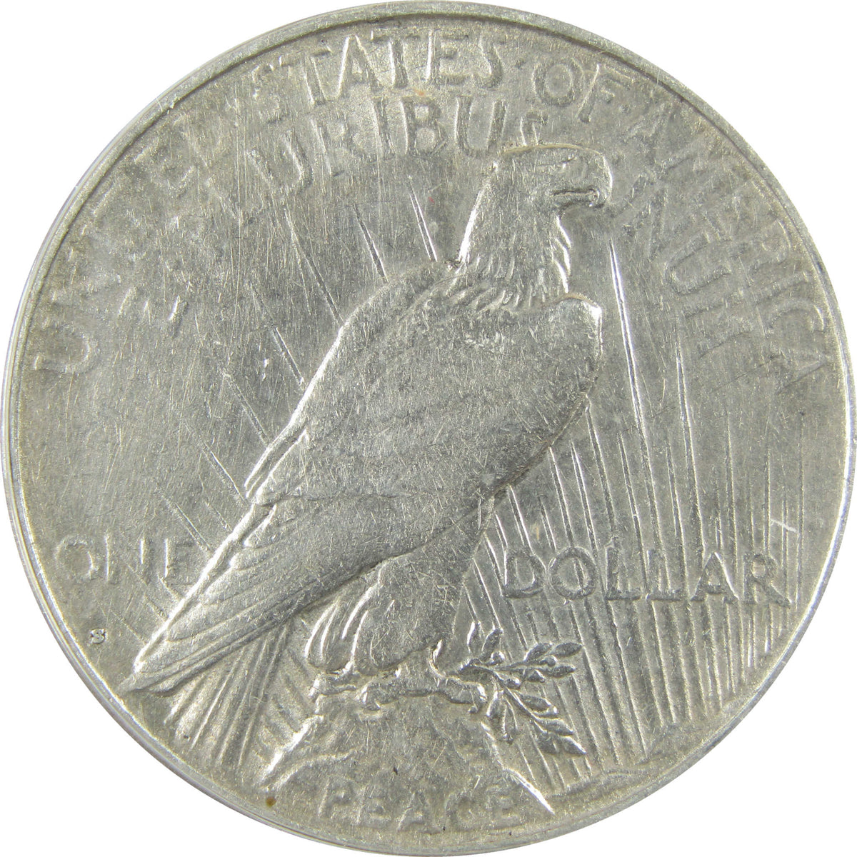 1927 S Peace Silver Dollar EF 45 Details ANACS $1 Coin SKU:I28583
