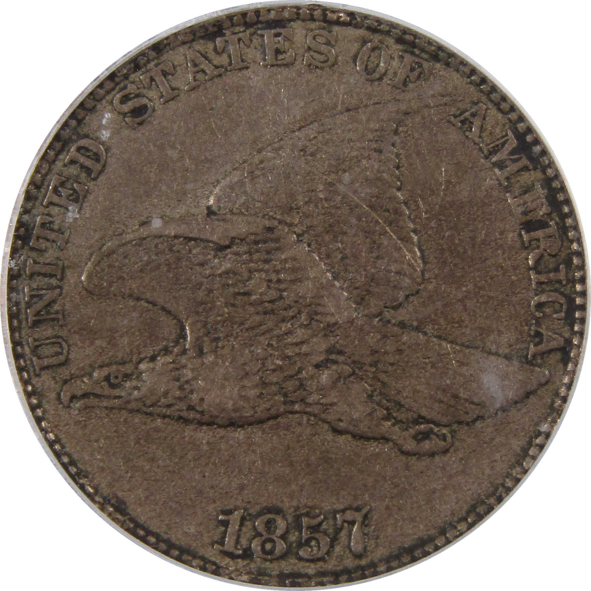 1857 Flying Eagle Cent EF 40 ICG Penny 1c Coin Collectible SKU:I29133