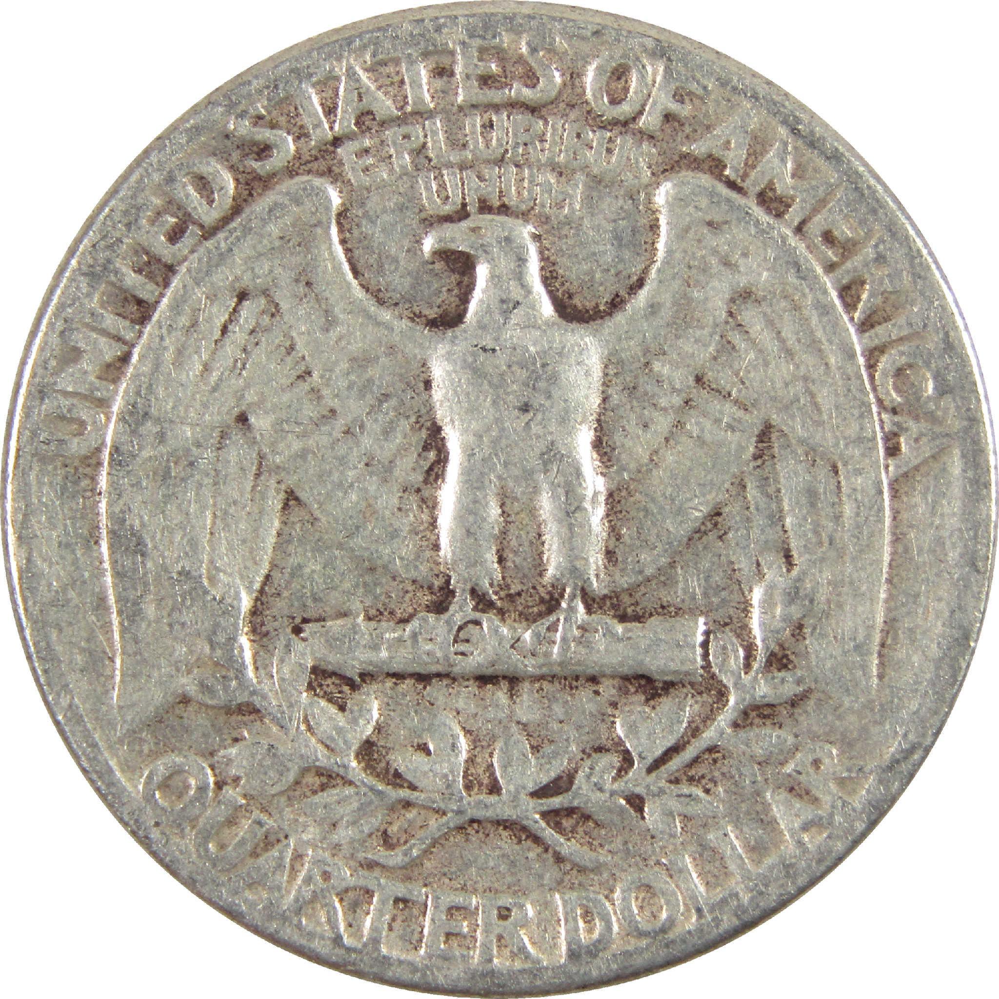 1949 Washington Quarter Circulated Silver 25c Coin Collectible