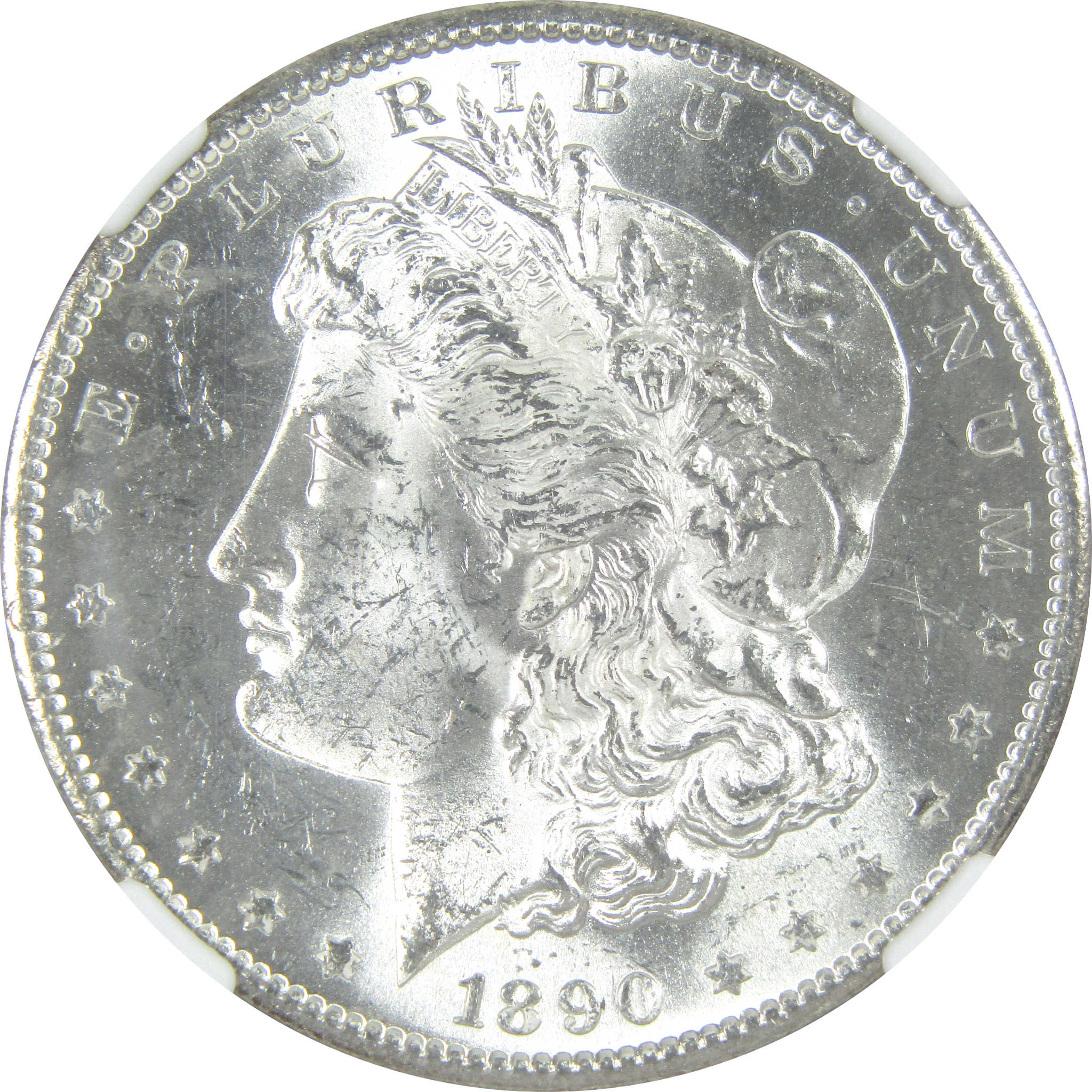 1890 S Morgan Dollar MS 63 NGC Silver $1 Uncirculated Coin SKU:I16438 - Morgan coin - Morgan silver dollar - Morgan silver dollar for sale - Profile Coins & Collectibles