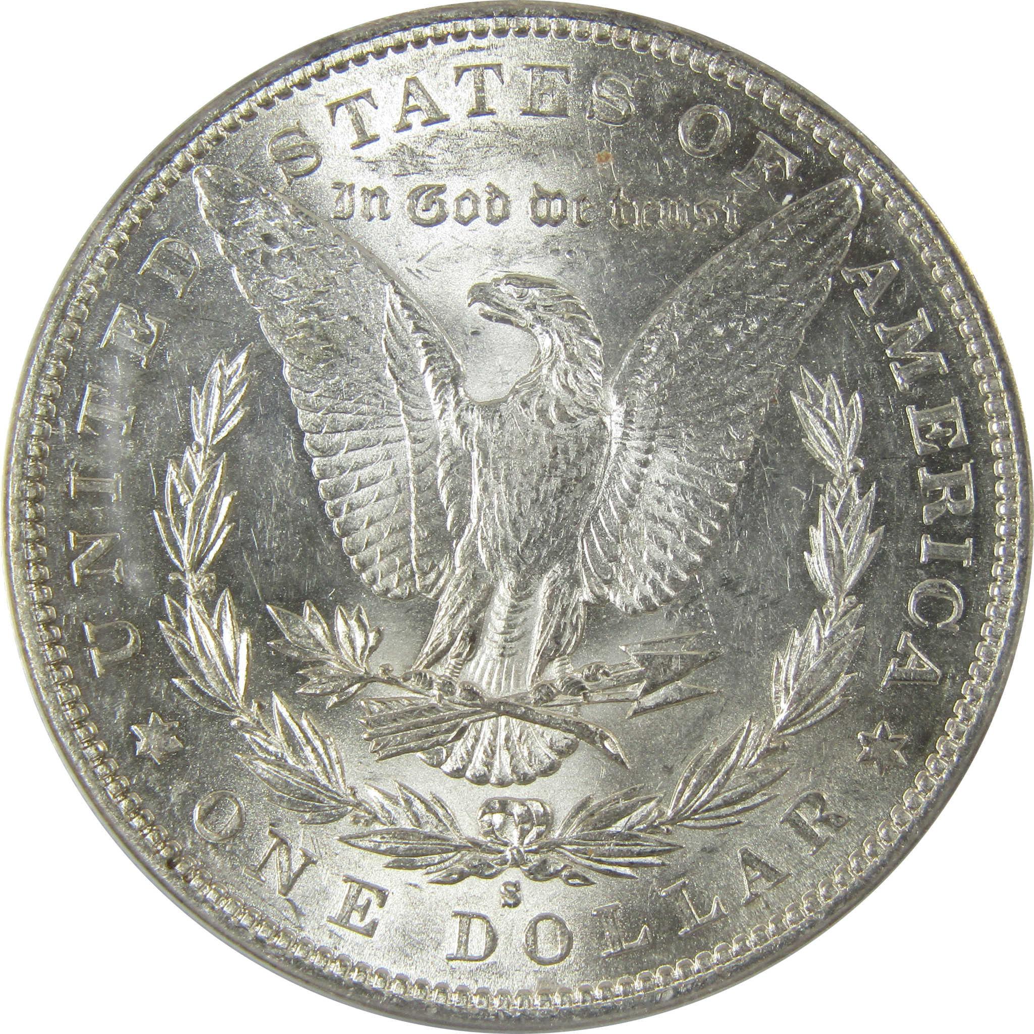 1883 S Morgan Silver Dollar AU 55 Details ANACS $1 Coin SKU:CP593 - Morgan coin - Morgan silver dollar - Morgan silver dollar for sale - Profile Coins & Collectibles