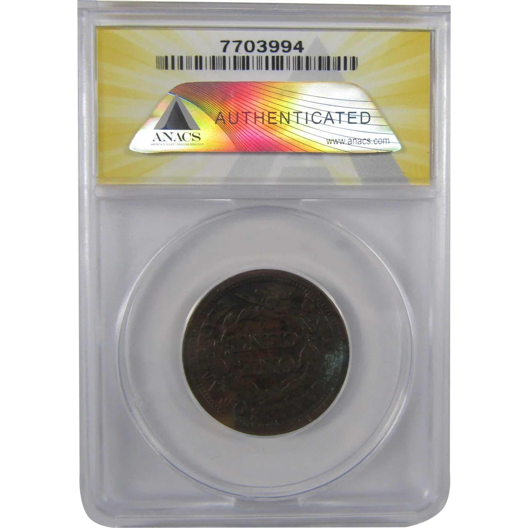 1848 Braided Hair Large Cent EF 40 Details ANACS Copper SKU:I18530