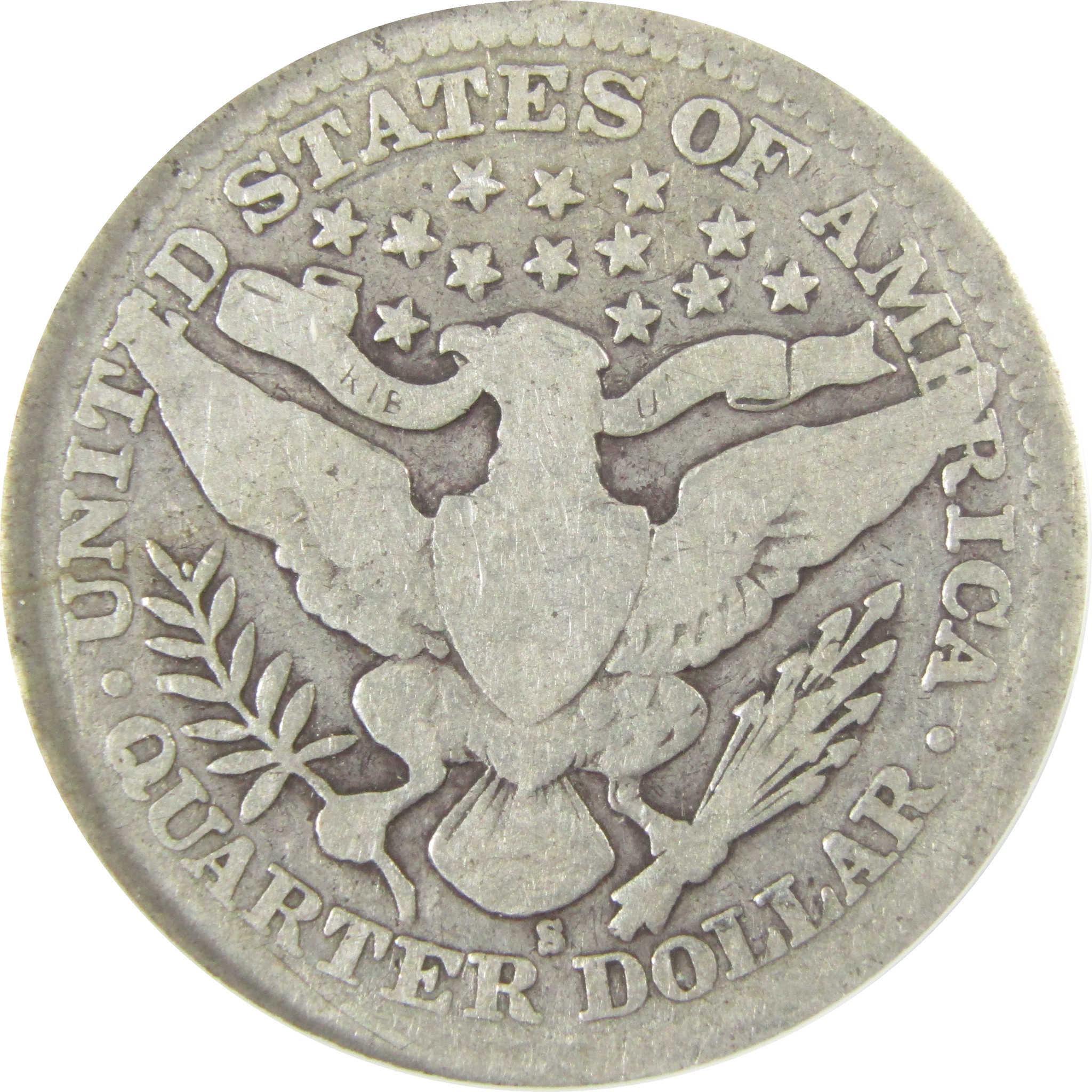 1908 S Barber Silver Quarter G 6 ANACS 25c Coin Collectible SKU:I28021