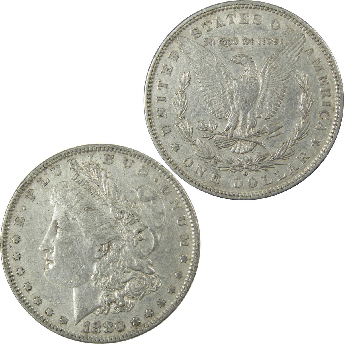 1880 O Morgan Silver Dollar XF EF Extremely Fine $1 Coin SKU:I25393 - Morgan coin - Morgan silver dollar - Morgan silver dollar for sale - Profile Coins & Collectibles