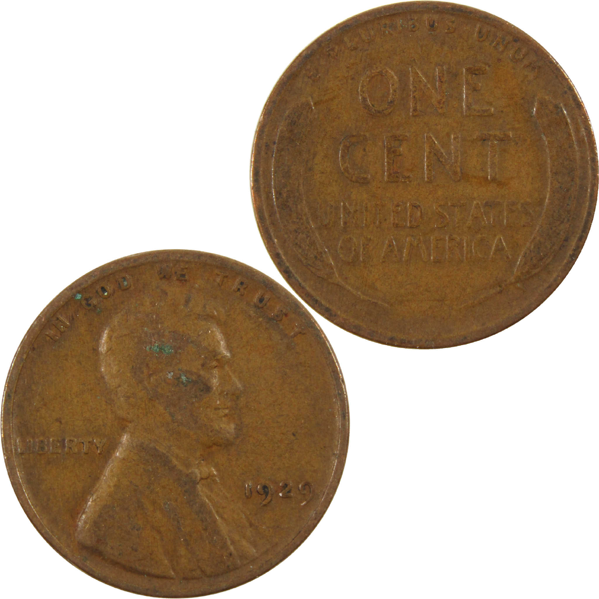 1929 Lincoln Wheat Cent VG Very Good Penny 1c Coin