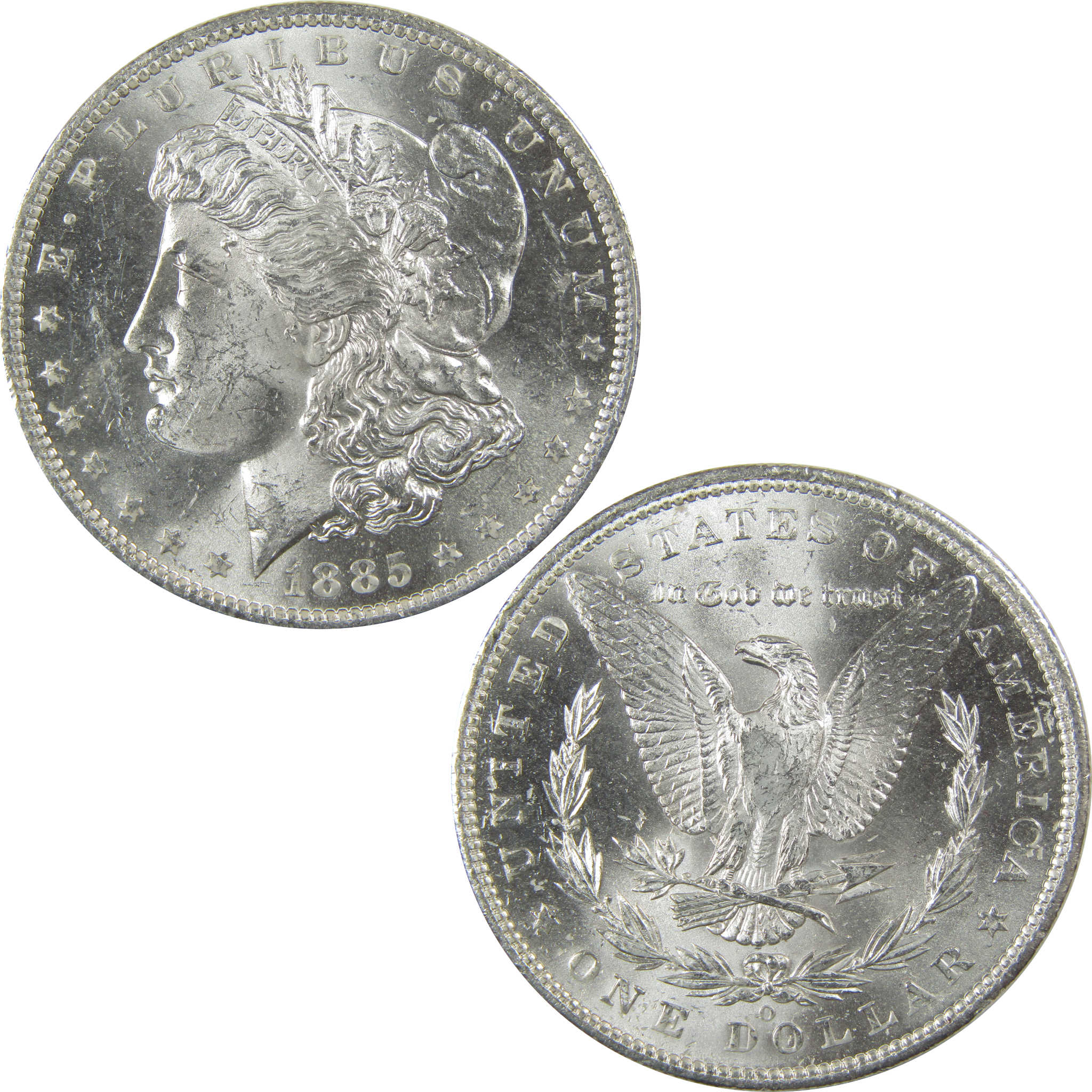 1885 O Morgan Dollar Uncirculated Silver $1 Coin SKU:I22083 - Morgan coin - Morgan silver dollar - Morgan silver dollar for sale - Profile Coins & Collectibles
