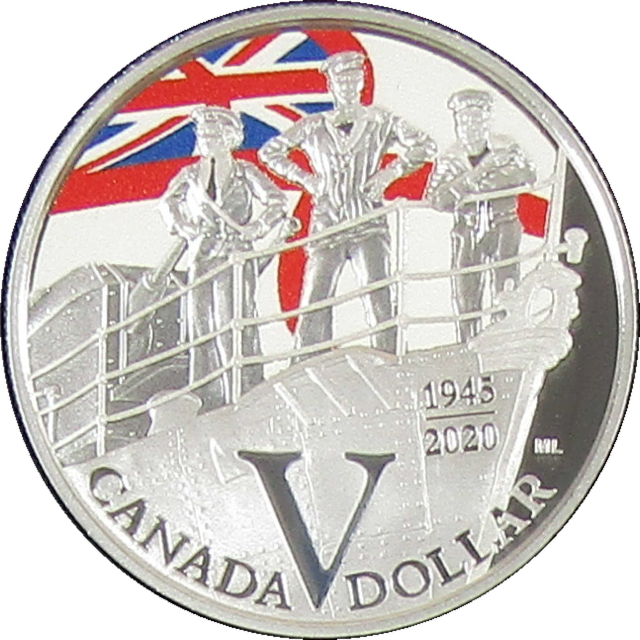 2020 Special Edition Silver Dollar Proof Set V-E Day Canadian Navy