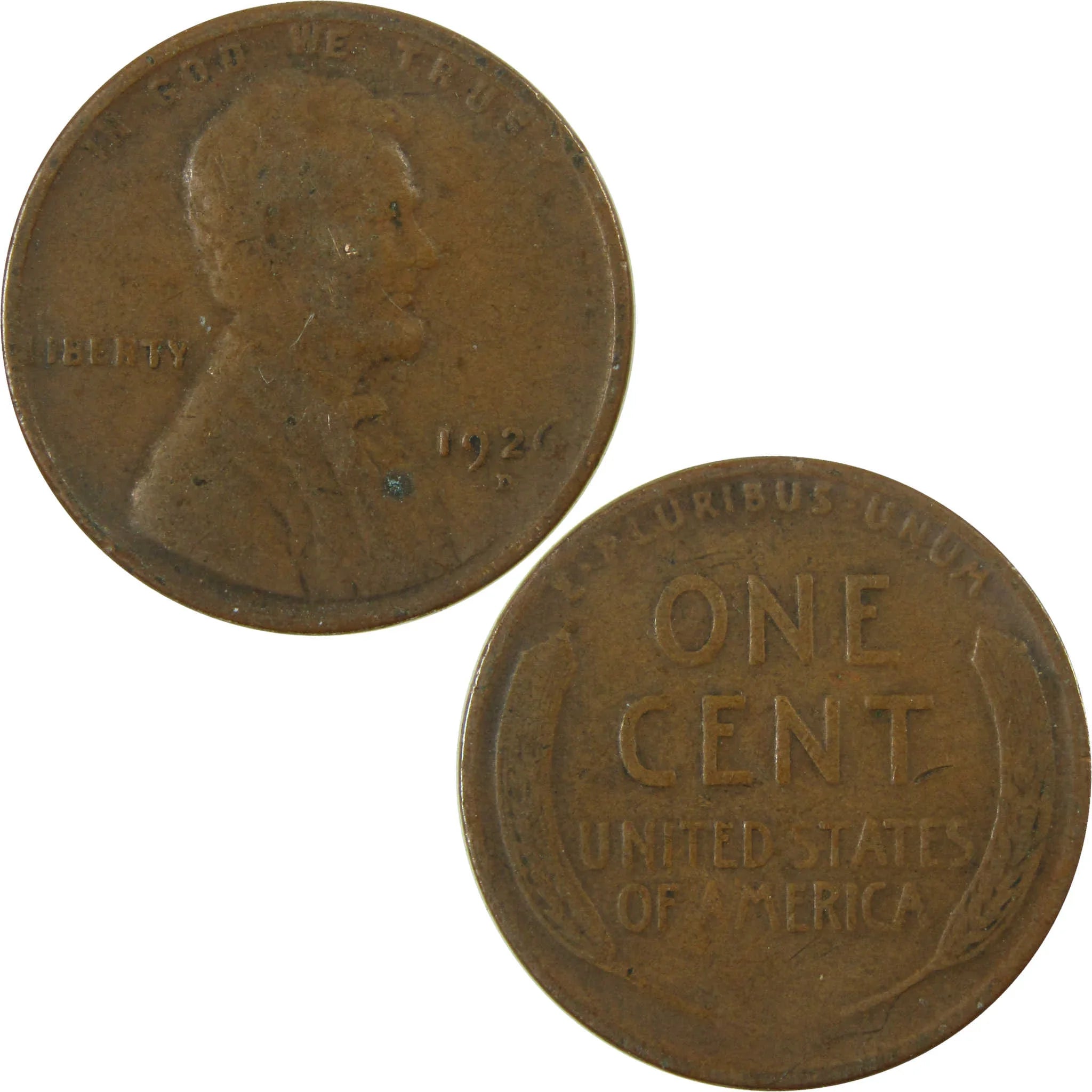1926 D Lincoln Wheat Cent VG Very Good Penny 1c Coin SKU:I27190