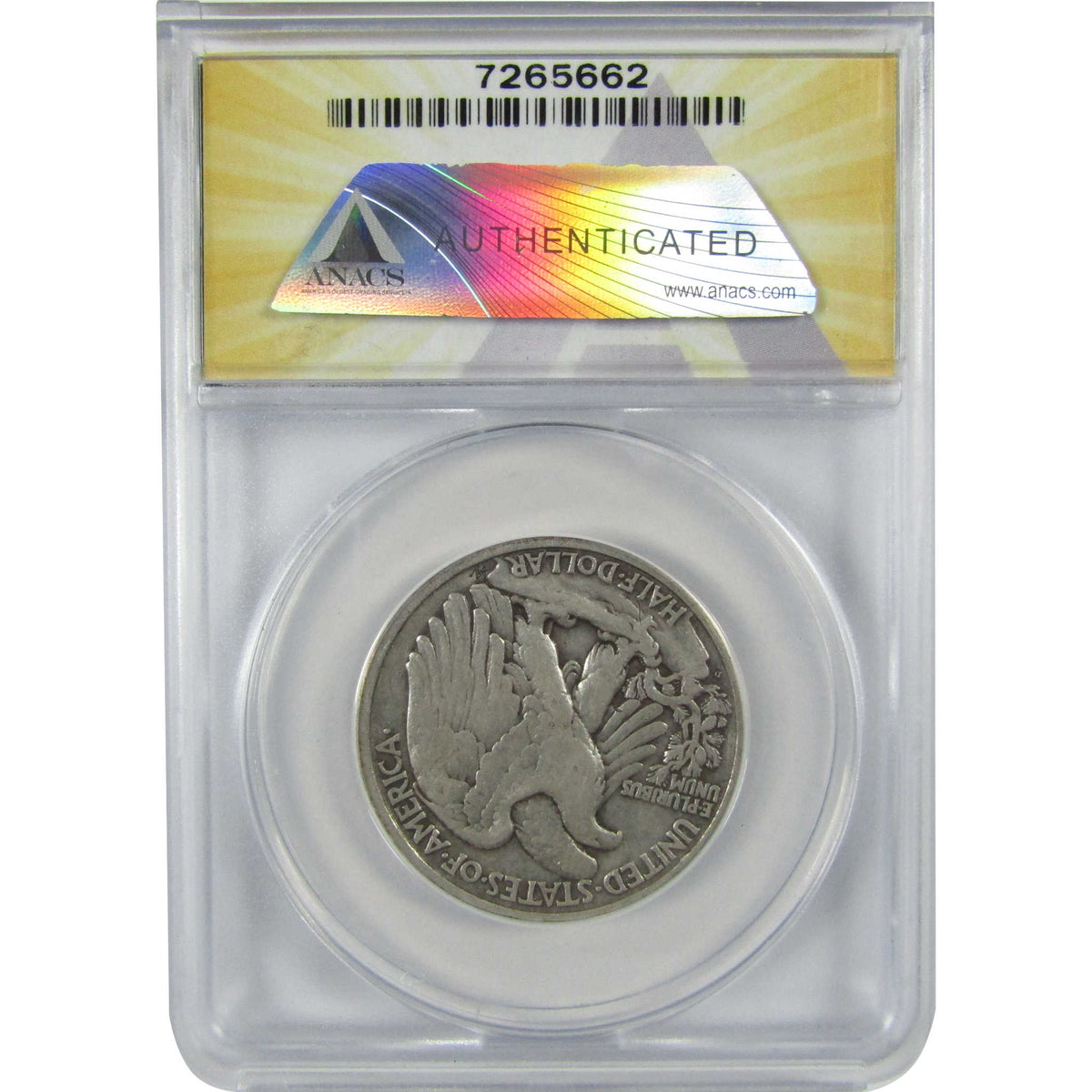 1920 D Liberty Walking Silver Half Dollar VF 20 ANACS Coin SKU:I28803