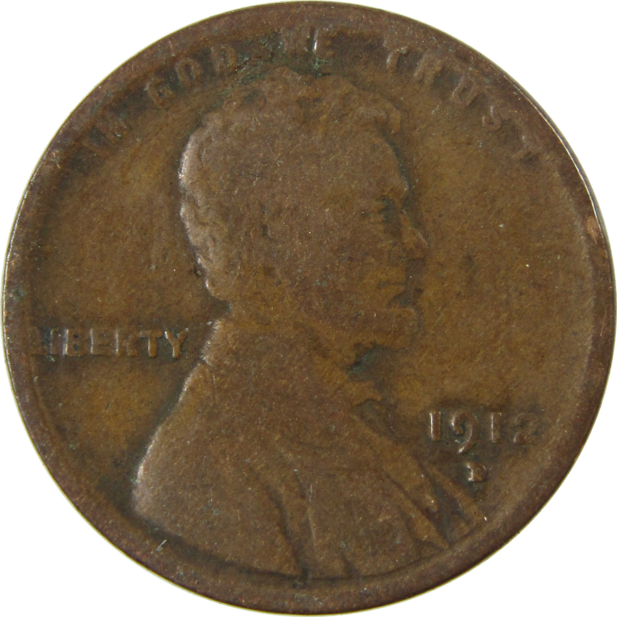 1912 D Lincoln Wheat Cent G Good Penny 1c Coin Collectible SKU:I27165