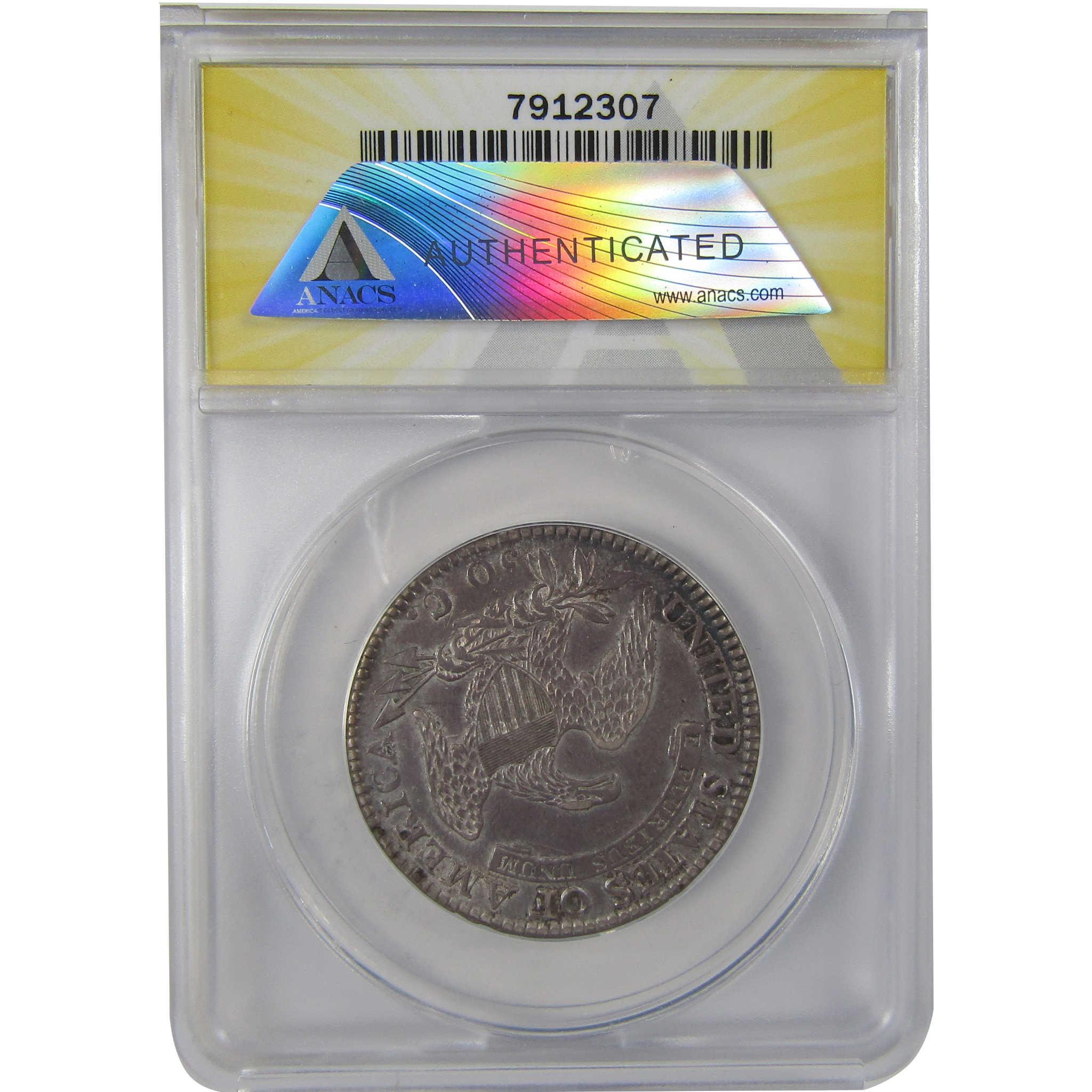 1812 Capped Bust Half Dollar AU 50 Details ANACS Silver SKU:CPC1156