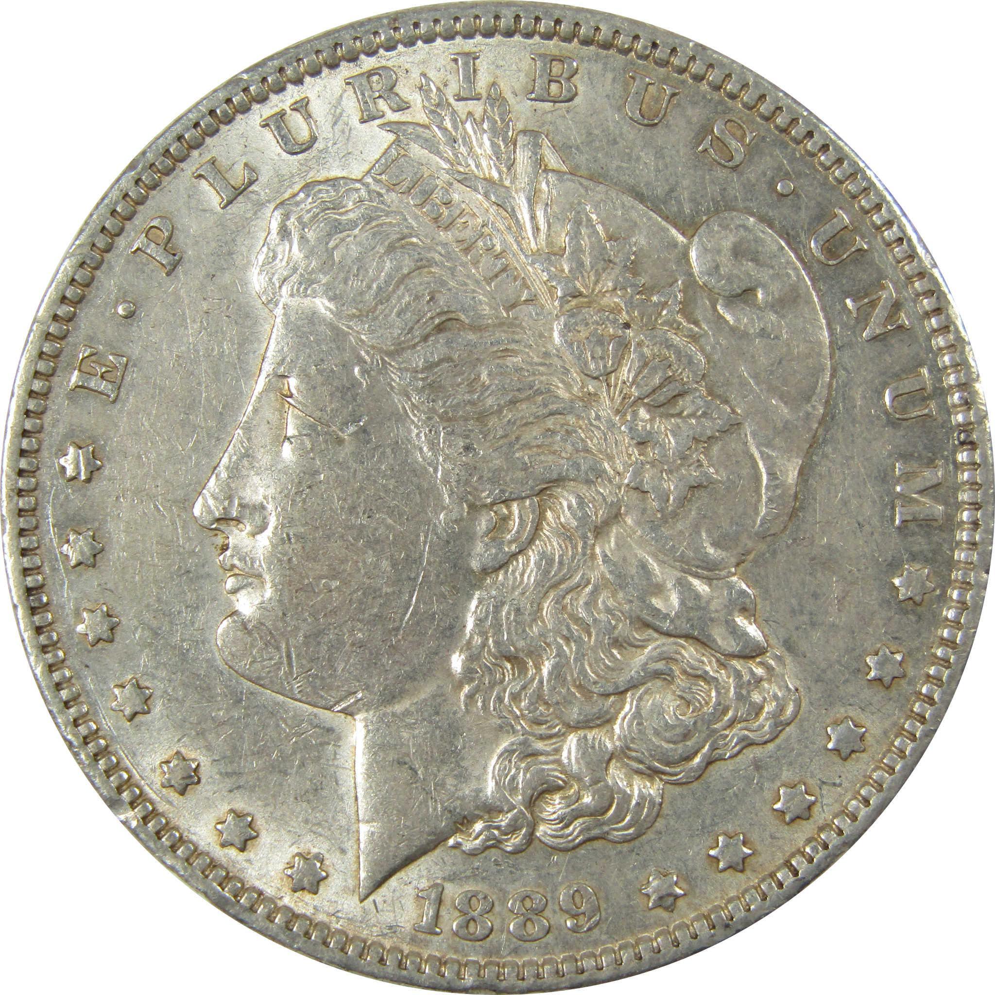 1889 Barwing Morgan Silver Dollar XF EF Extremely Fine SKU:I25368 - Morgan coin - Morgan silver dollar - Morgan silver dollar for sale - Profile Coins & Collectibles