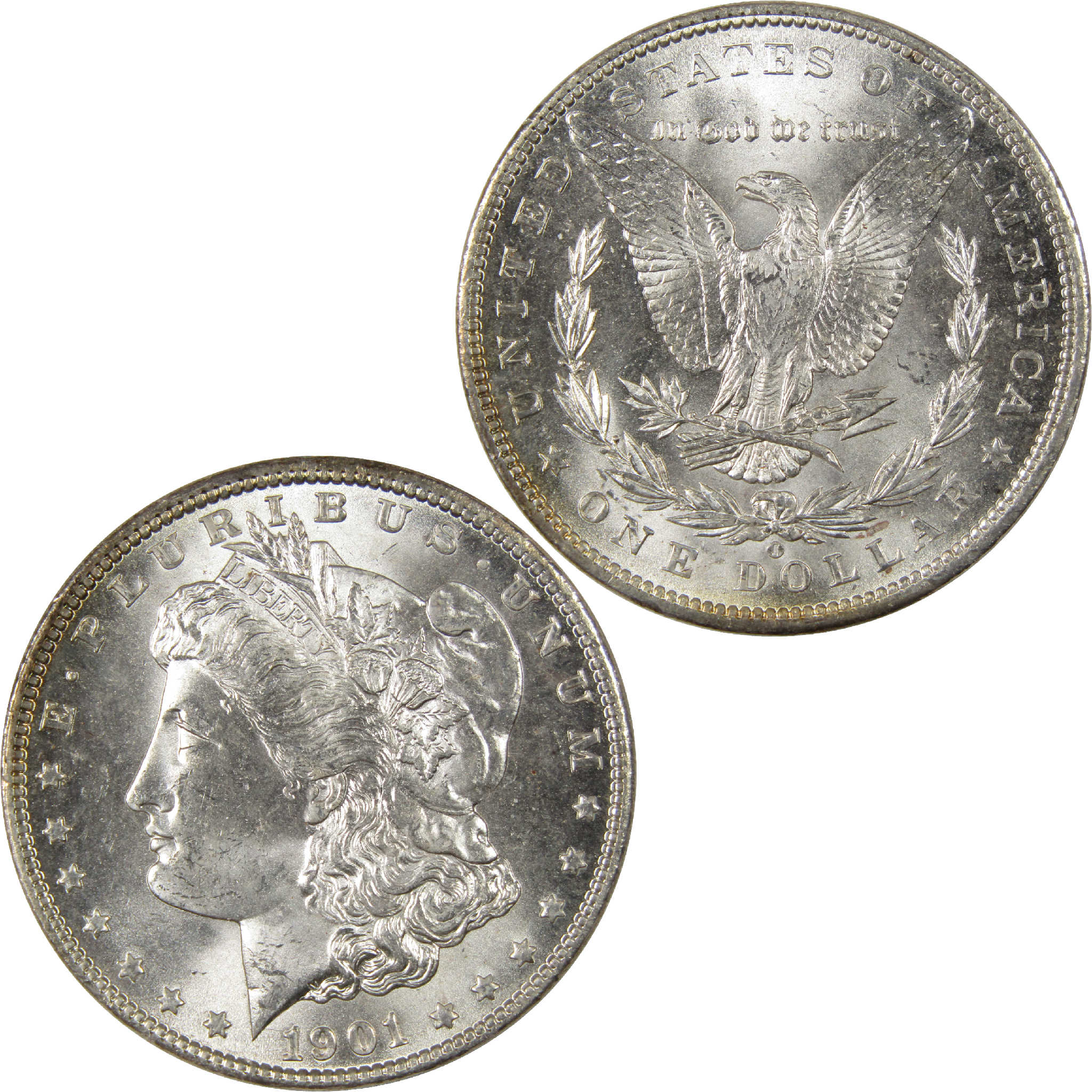 1901 O Morgan Dollar BU Choice Uncirculated Silver $1 Coin - Morgan coin - Morgan silver dollar - Morgan silver dollar for sale - Profile Coins & Collectibles