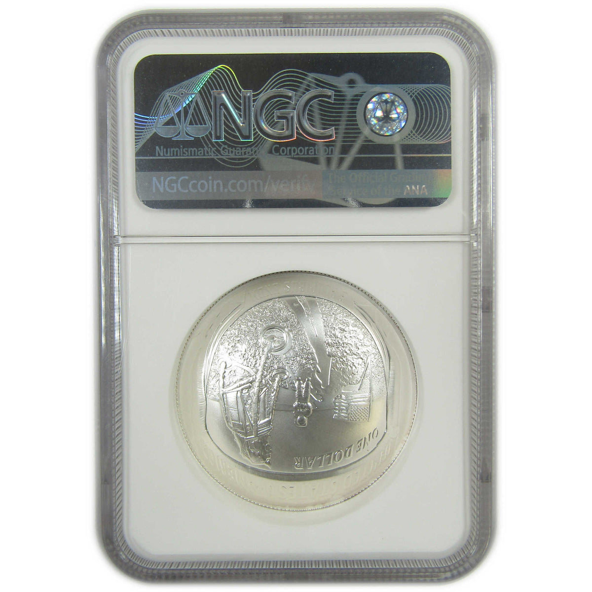 2019 P Apollo 11 50th Anniversary Silver $1 MS 70 NGC SKU:CP1658