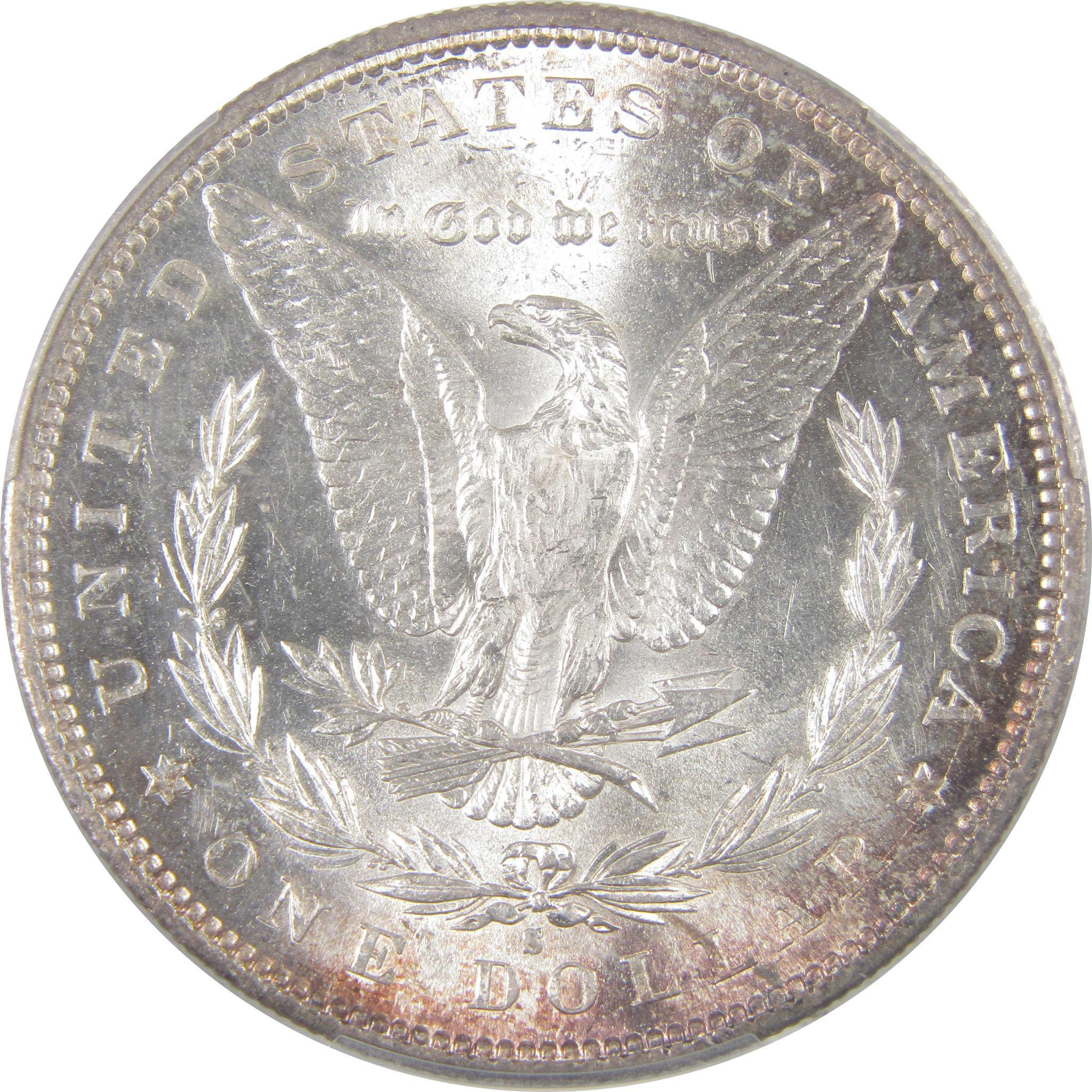 1890 S Morgan Dollar MS 63 PCGS Silver Uncirculated Toned SKU:I16766