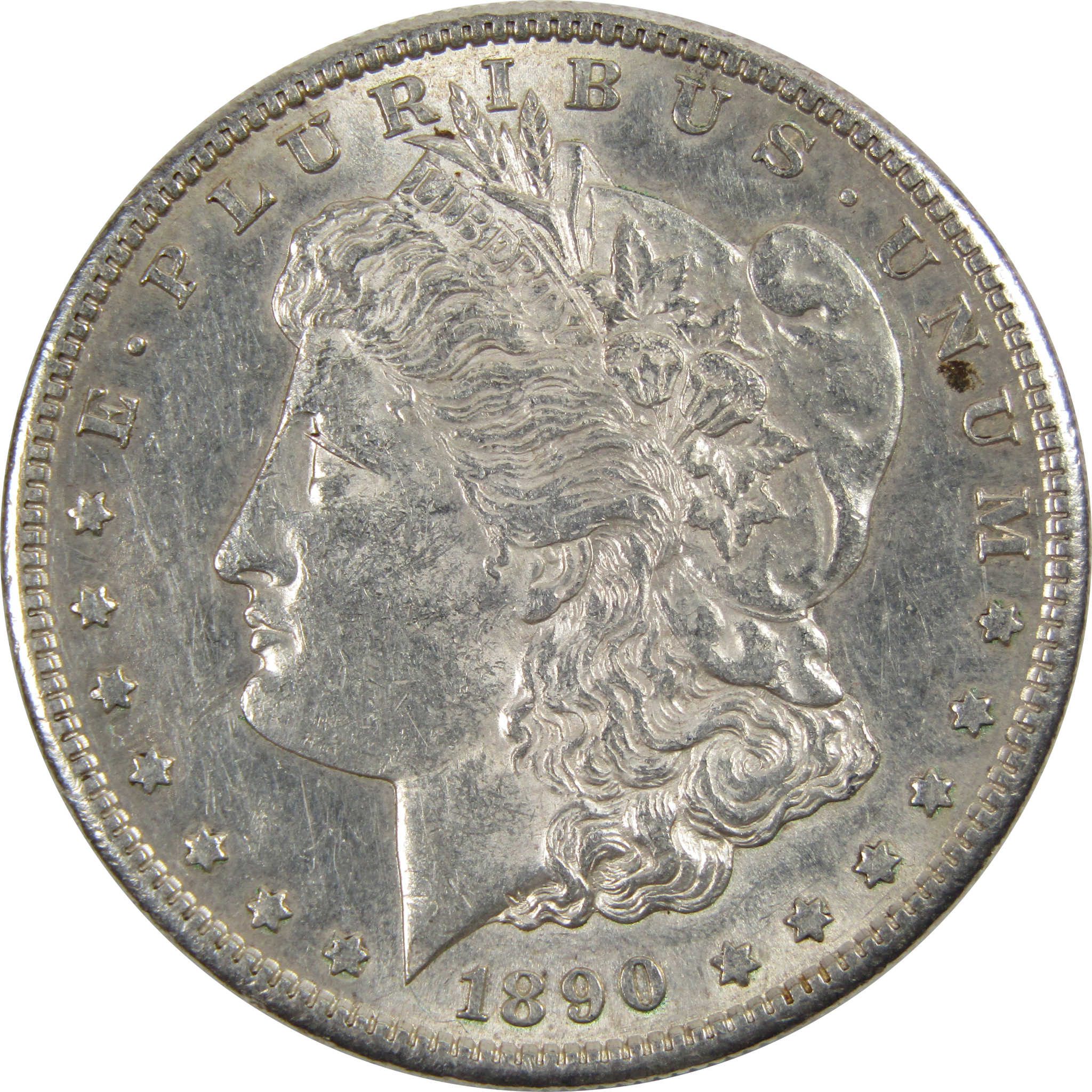 1890 S Morgan Dollar AU About Uncirculated 90% Silver SKU:I8192 - Morgan coin - Morgan silver dollar - Morgan silver dollar for sale - Profile Coins & Collectibles