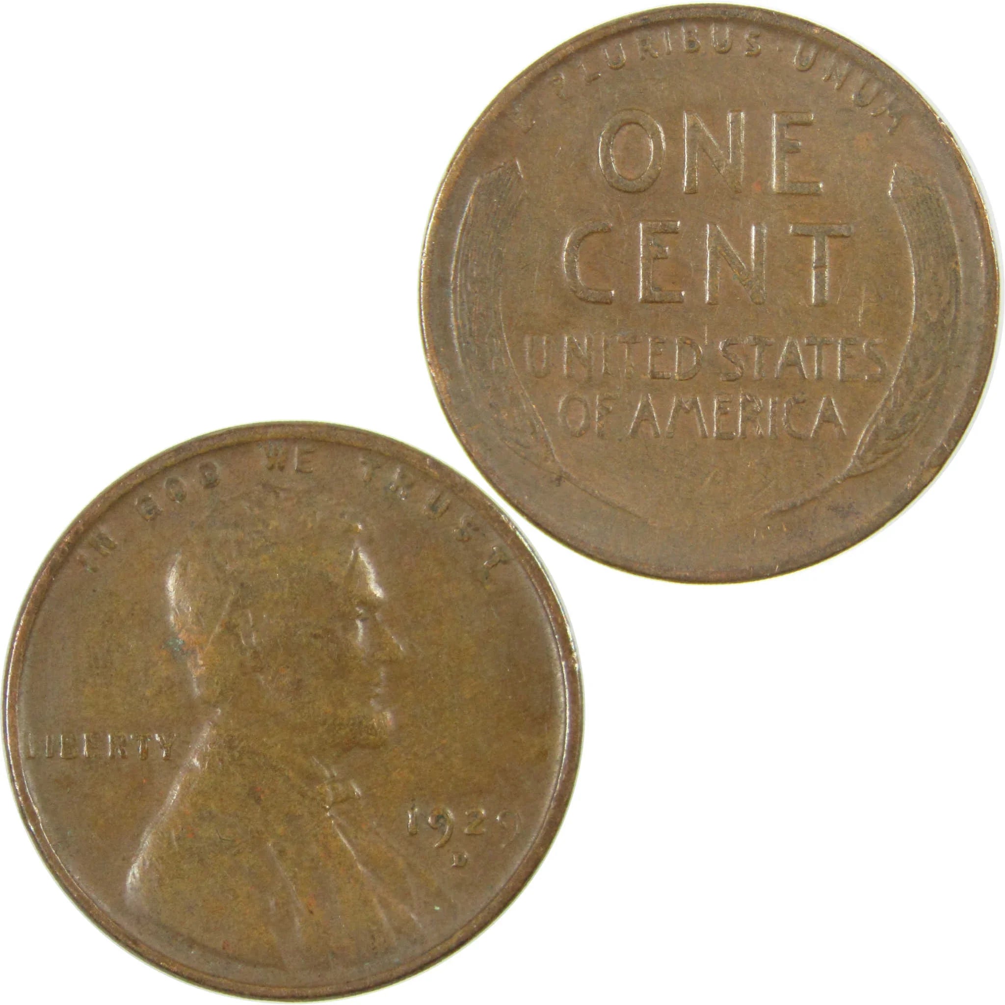 1929 D Lincoln Wheat Cent VF Very Fine Penny 1c Coin SKU:I27275