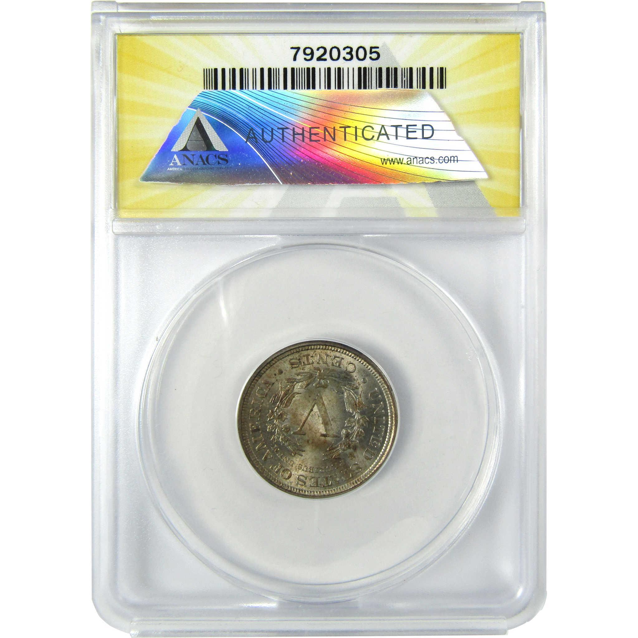 1902 Liberty Head V Nickel MS 63 ANACS Uncirculated 5c Coin SKU:CP195