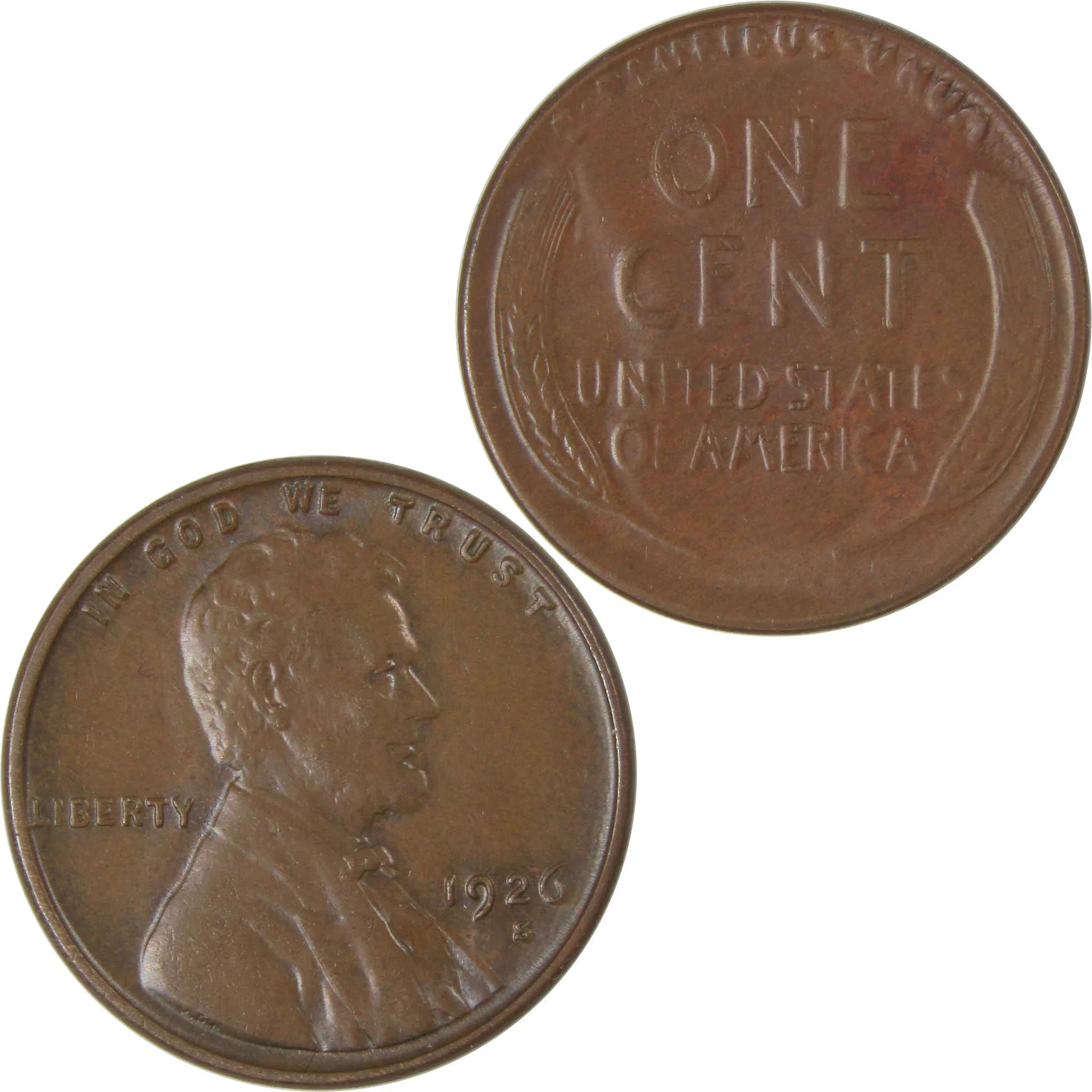 1926 S Lincoln Wheat Cent CH AU Choice About Uncirculated SKU:I22781