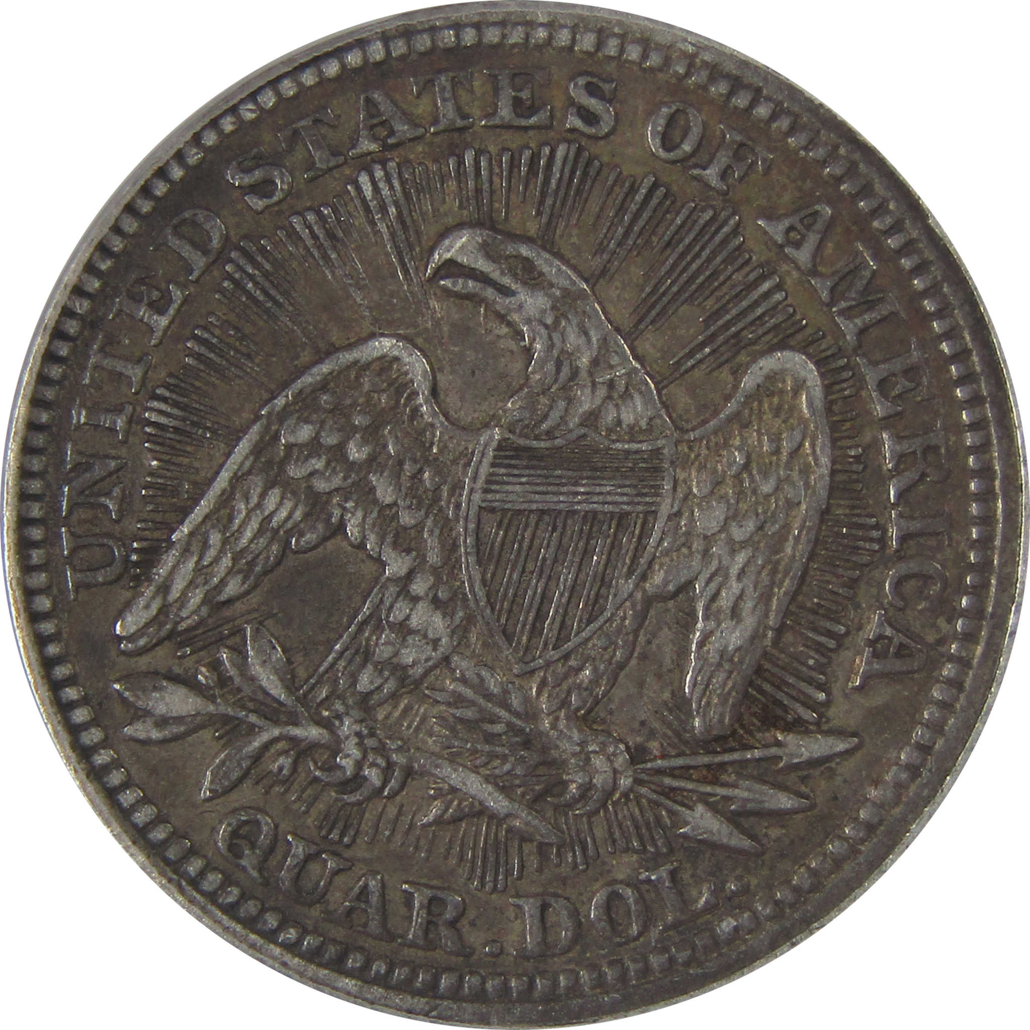 1853 3/4 FS-301 Briggs-1A Seated Liberty Quarter EF40 ANACS SKU:I23619