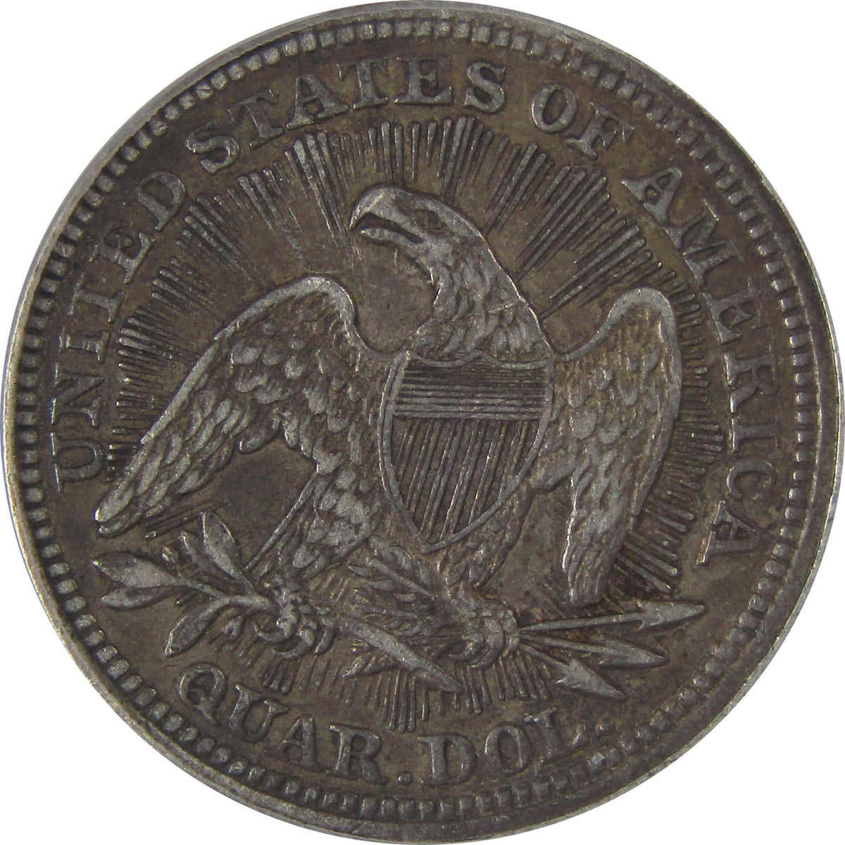 1853 3/4 FS-301 Briggs-1A Seated Liberty Quarter EF40 ANACS SKU:I23619